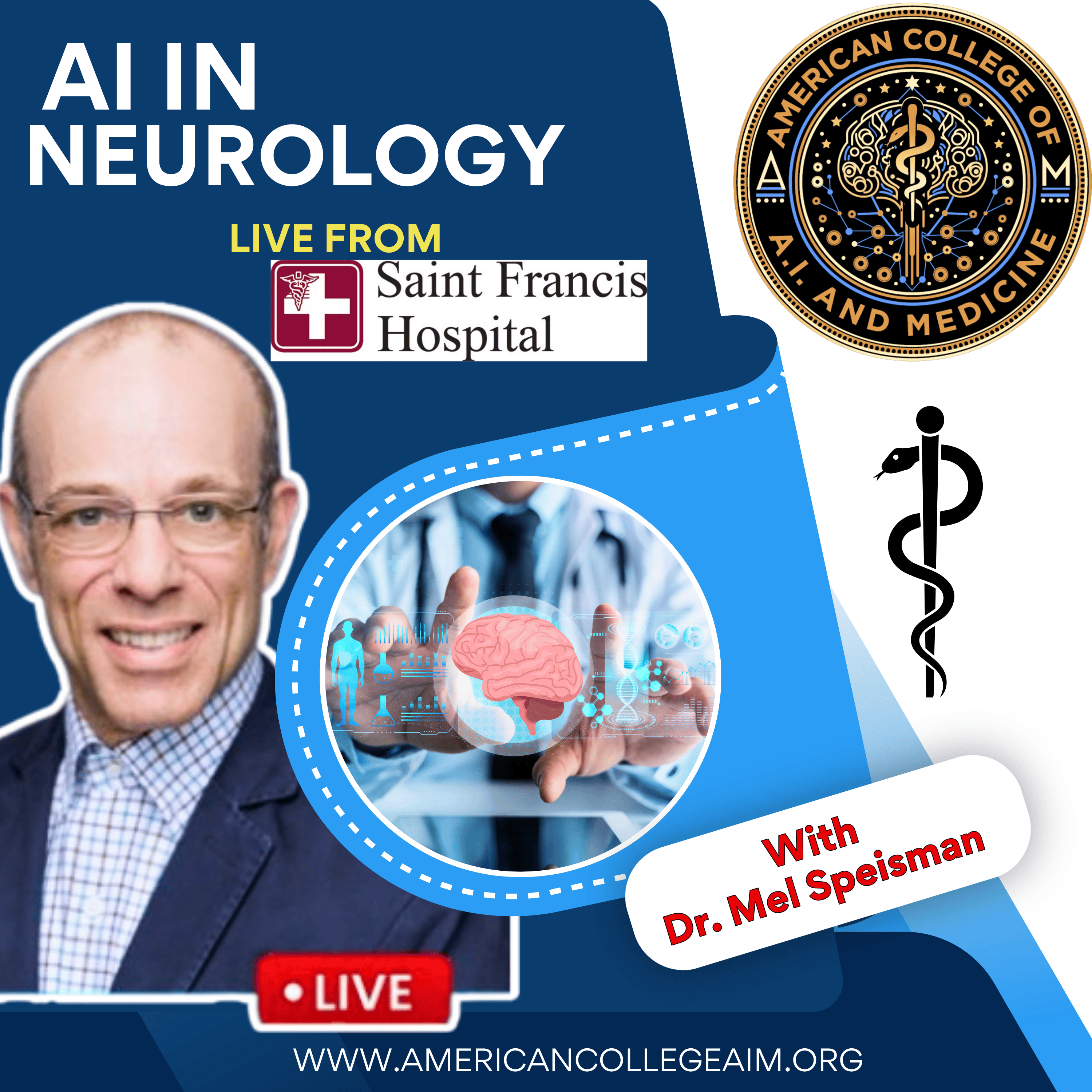 AI in Neurology 2026 with Dr Mel Speisman at St. Francis Hospital episode artwork