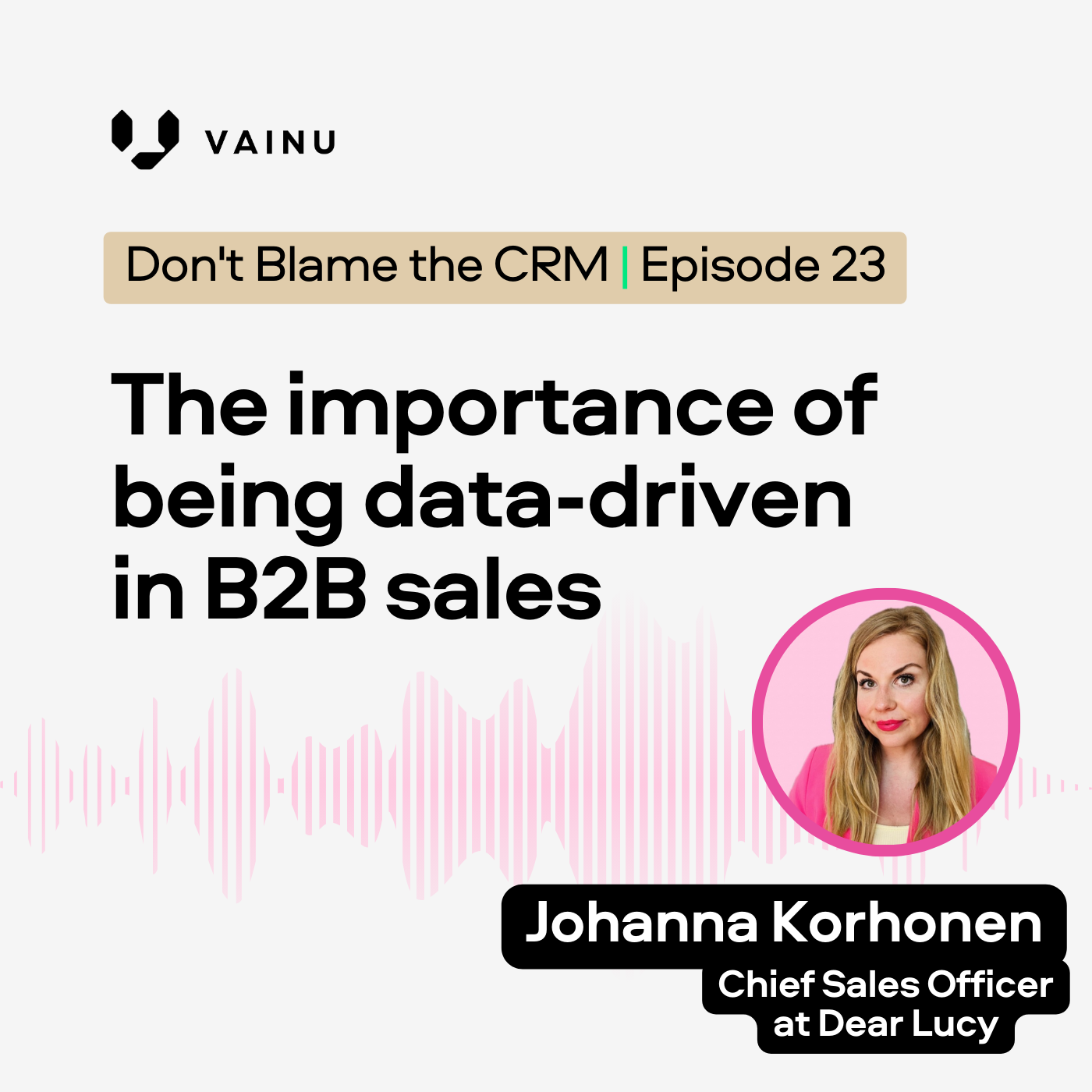 Don\'t Blame the CRM