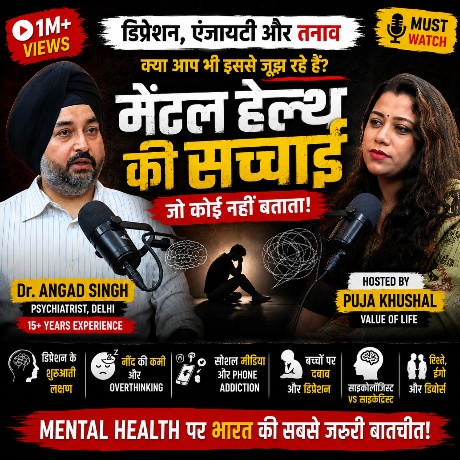 Depression, Anxiety & Social Media Addiction Explained | Dr. Angad Singh episode artwork