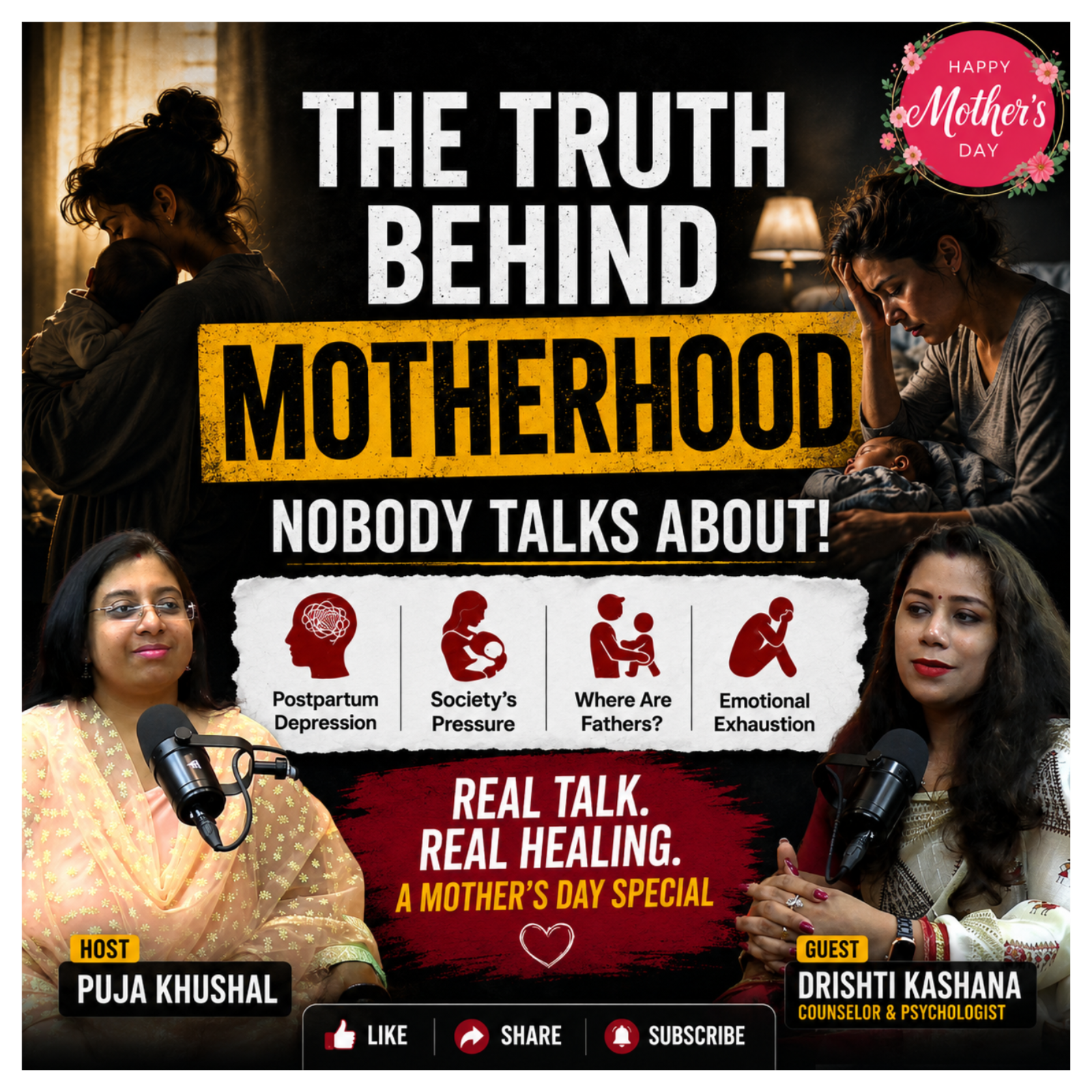The Untold Truth of Motherhood | Postpartum Depression, Emotional Exhaustion & Parenting episode artwork