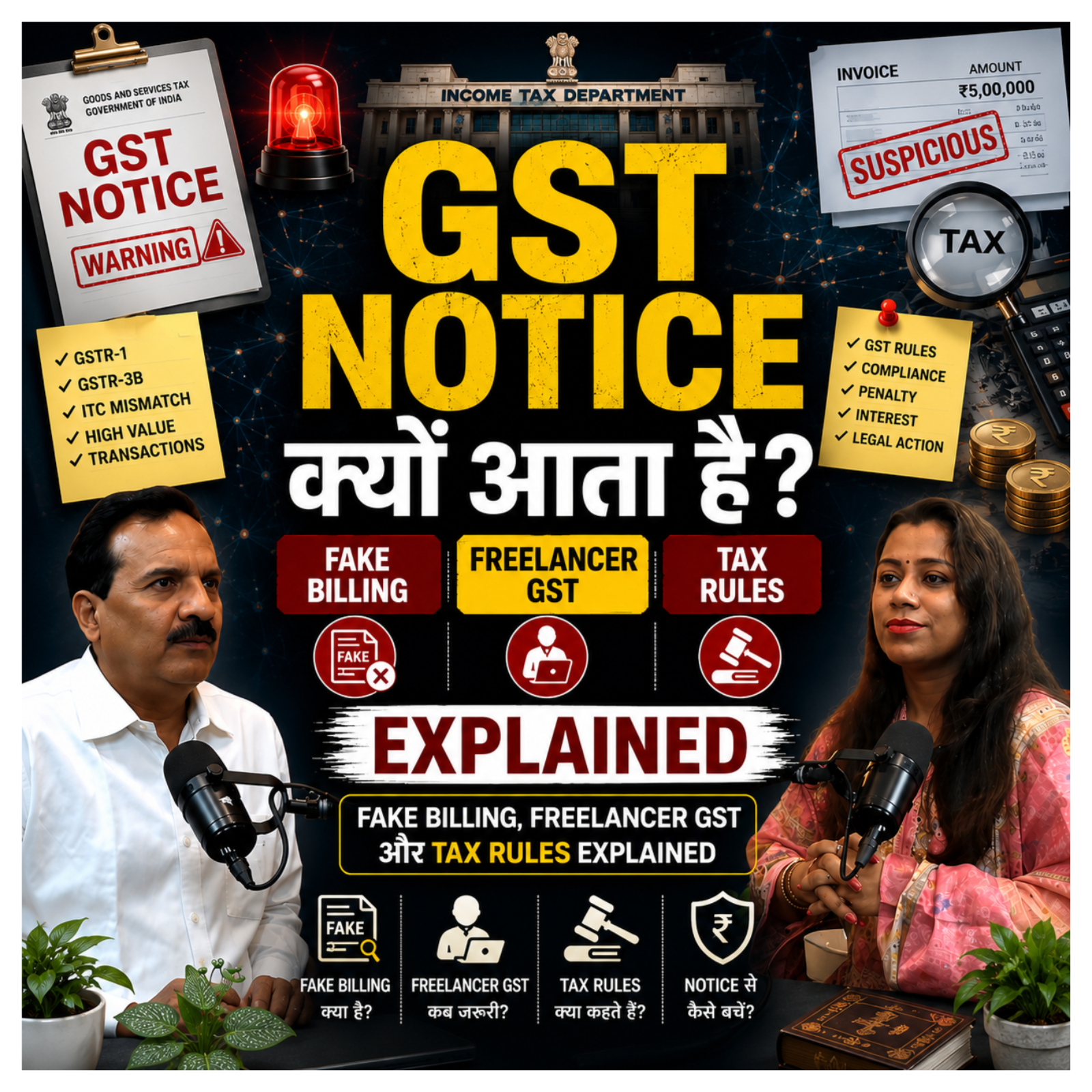 GST Notices, Raids, AI Tracking & Tax Planning Explained | Joint Commissioner A.P. Singh episode artwork