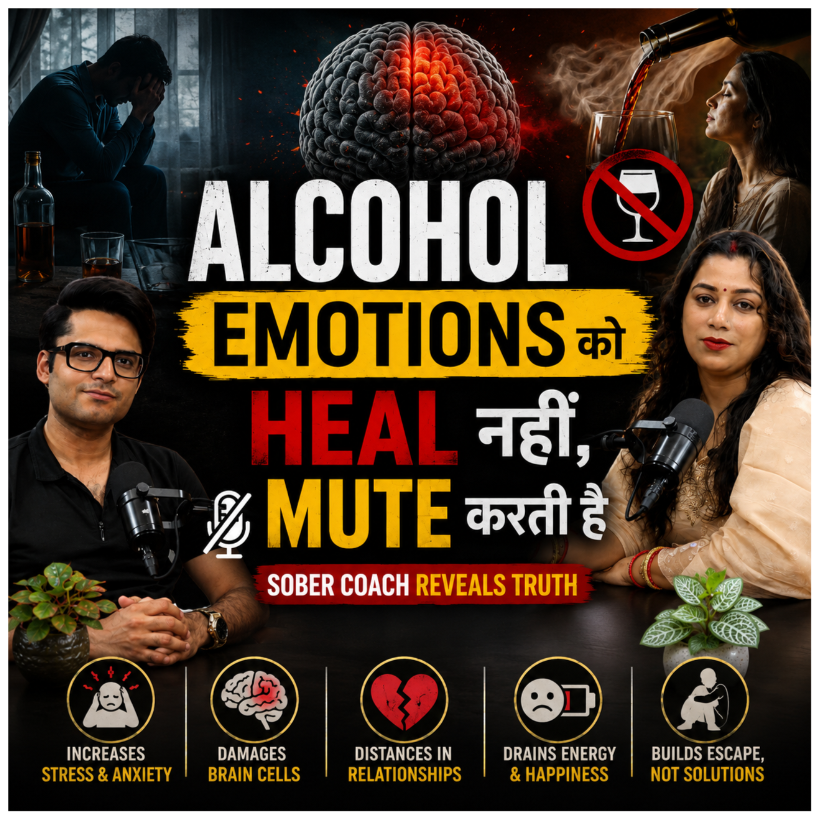 Alcohol Addiction, Recovery & Sobriety Explained | Sober Coach Abhishek | Value of Life by Puja Khushal episode artwork