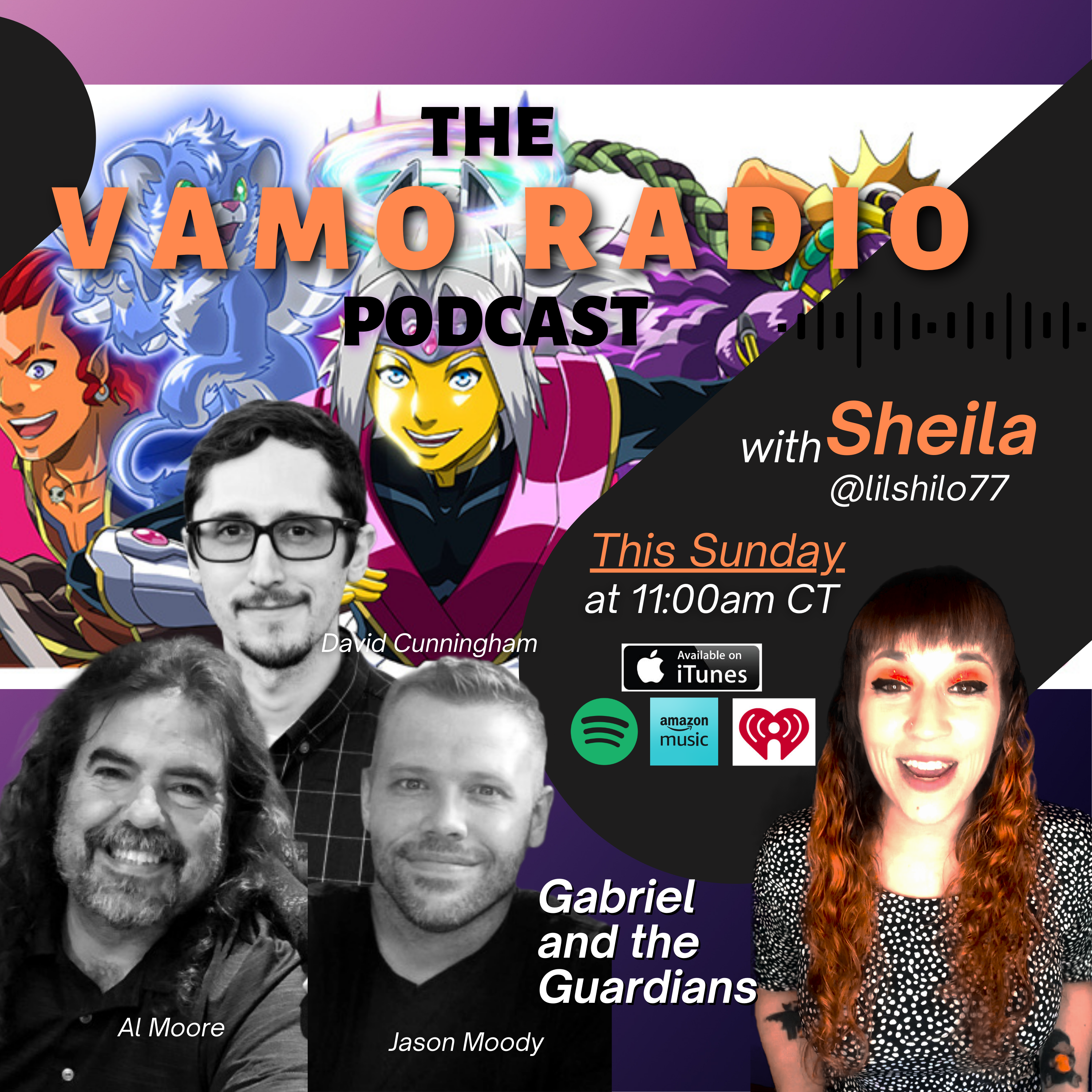 "Gabriel and the Guardians" stop by & discuss the creation of their new anime episode artwork
