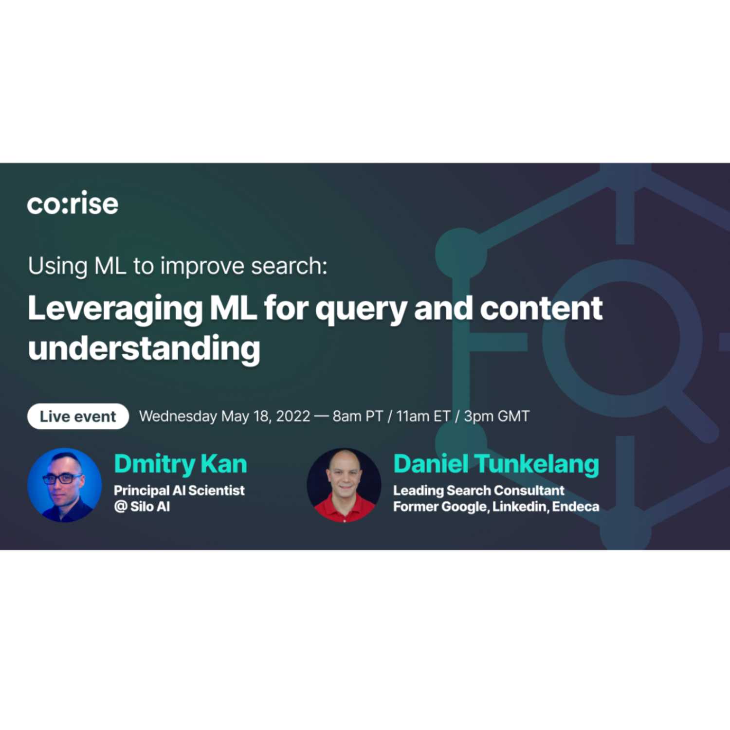 Daniel Tunkelang - Leading Search Consultant - Leveraging ML for query and content understanding - podcast episode cover