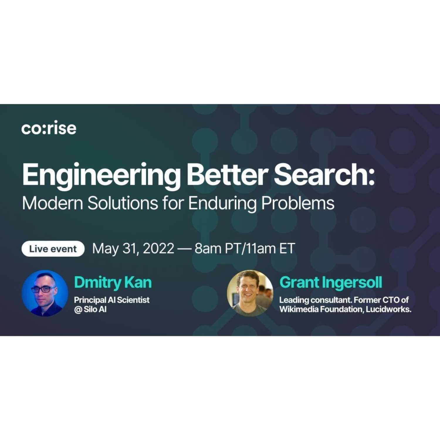 Grant Ingersoll - Fractional CTO, Leading Search Consultant - Engineering Better Search - podcast episode cover