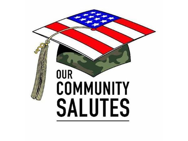 Recognizing HS Students that Enlist - The "Our Community Salutes" model