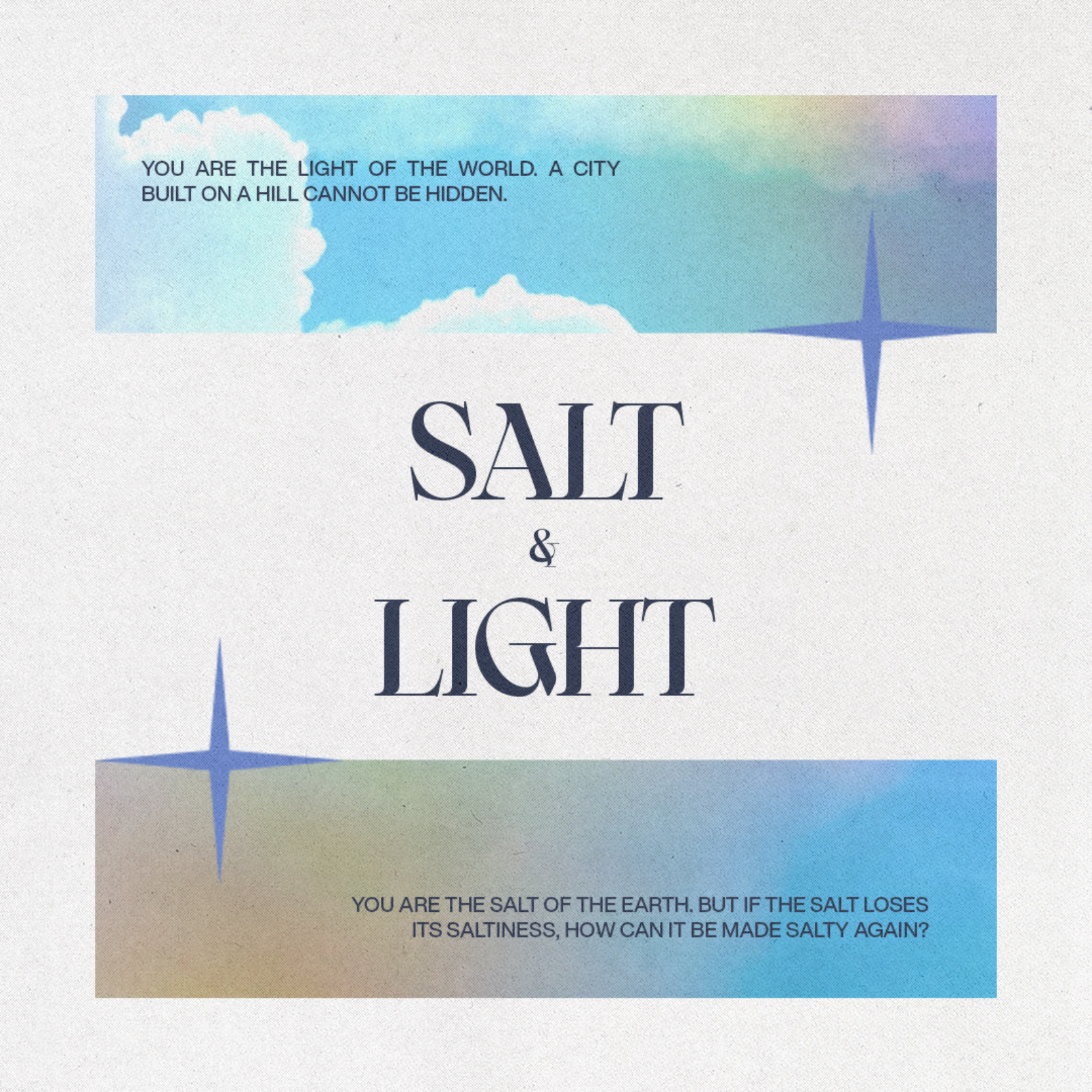 January 4 | Salt & Light | Traditional