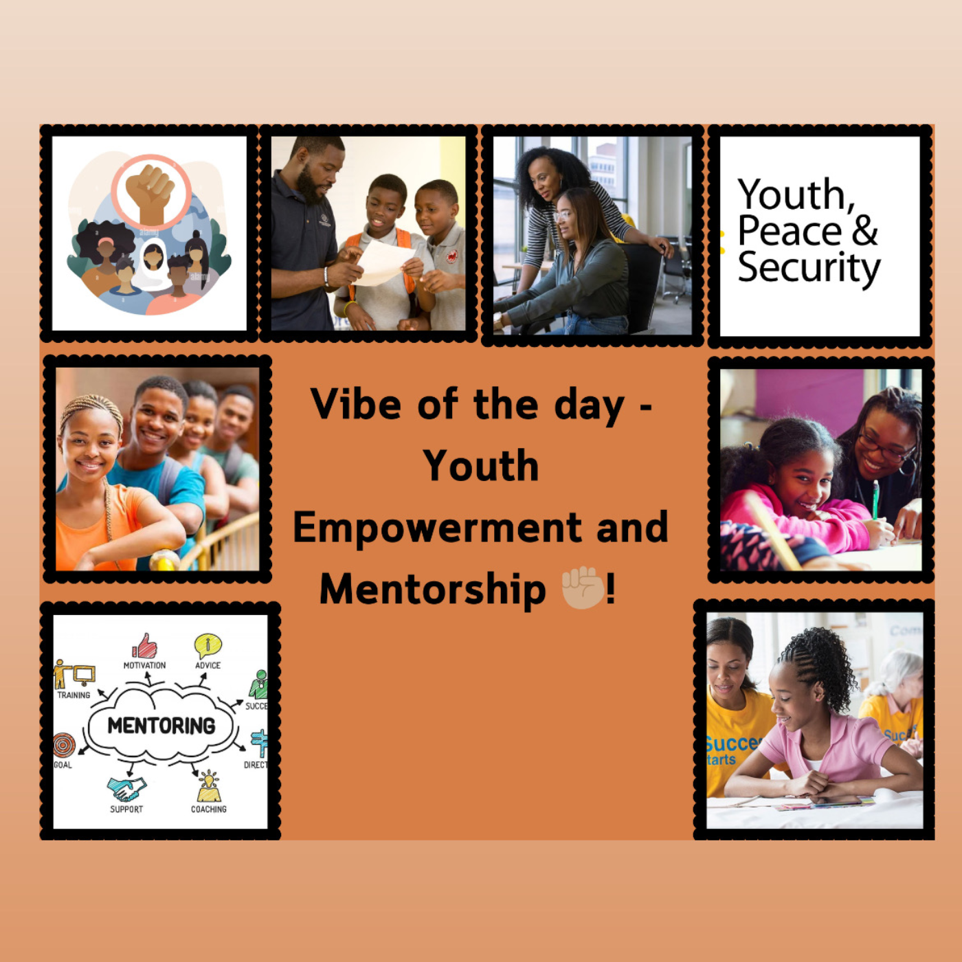 Vibe of the day - Youth Empowerment and Mentorship ✊🏽!