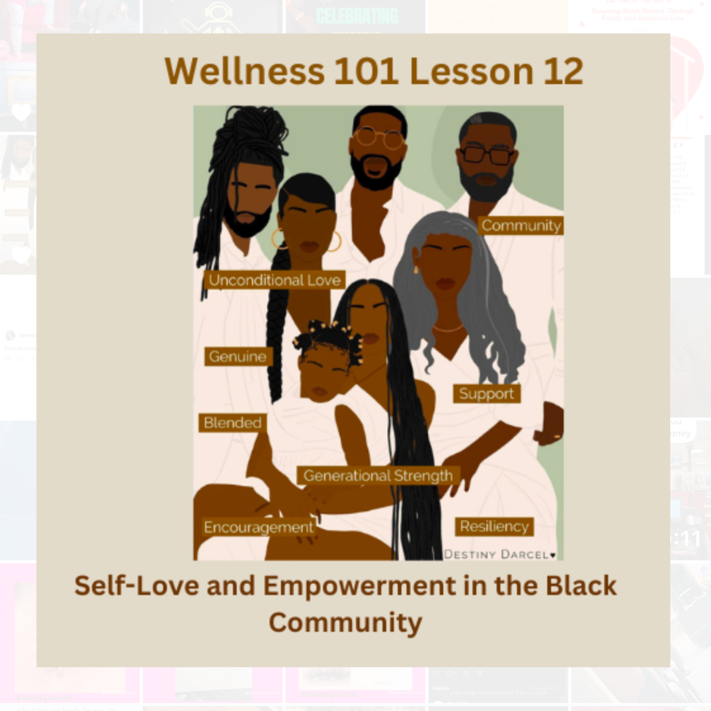  Wellness 101 Lesson 12 Self-Love and Empowerment in the Black Community