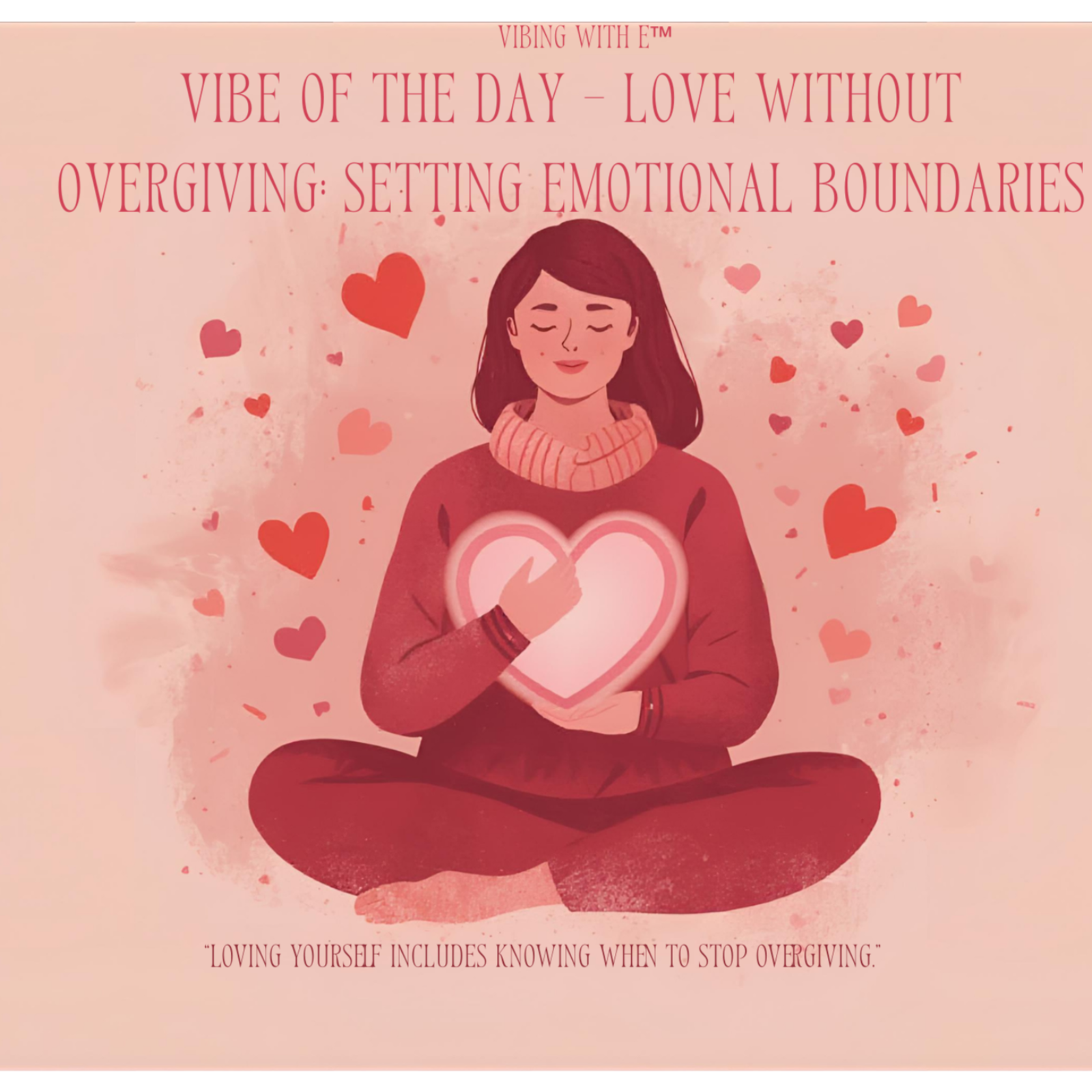 Vibe of the Day - Love Without Overgiving: Setting Emotional Boundaries