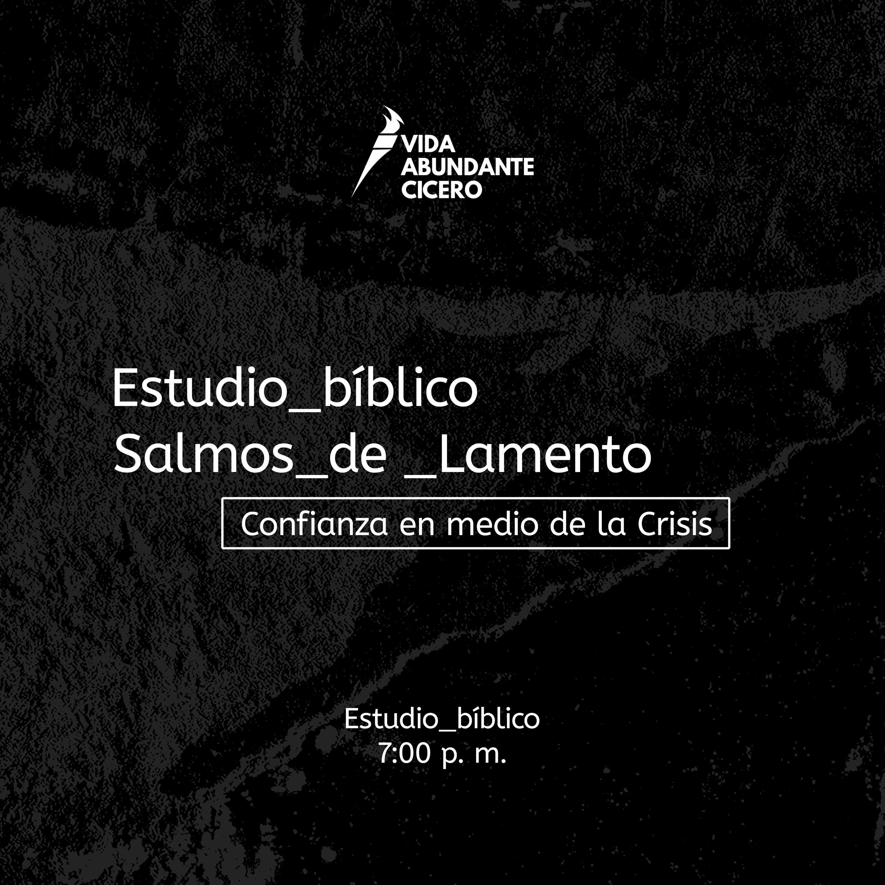 Salmos De Lamento. Confianza En Medio De La Crisis - Ps. Ismael Vargas episode artwork