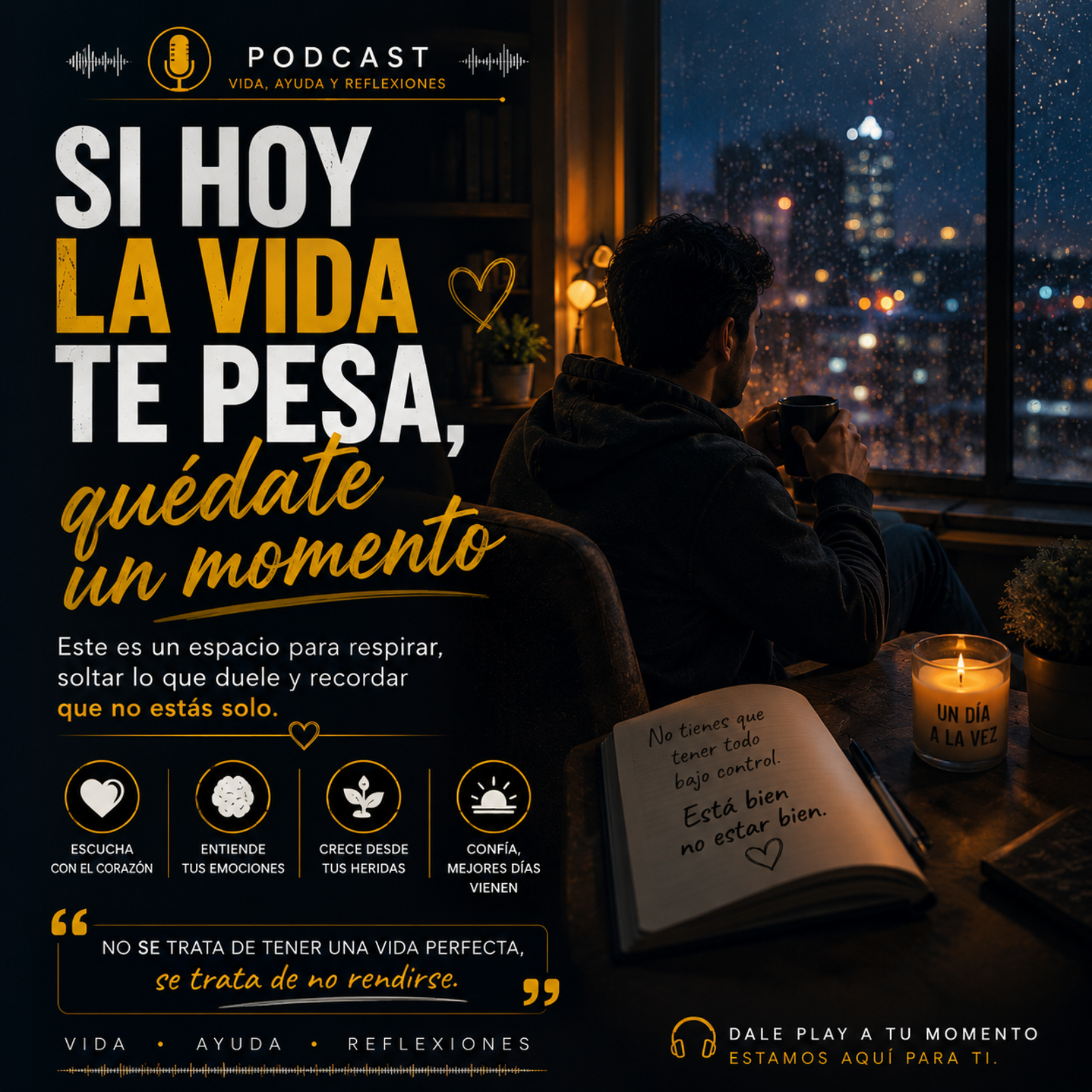 Si hoy la vida te pesa, quédate un momento episode artwork