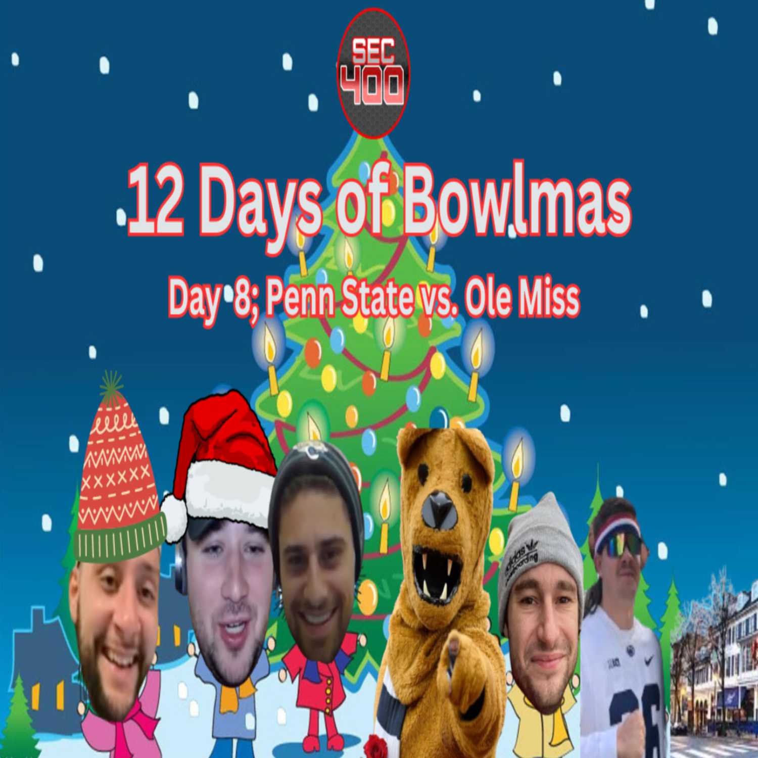 Bowlmas Day 8 I James Franklin goes for the Infinity Gauntlet, Lane Kiffin is transcendent, Peach Bowl Preview  episode artwork