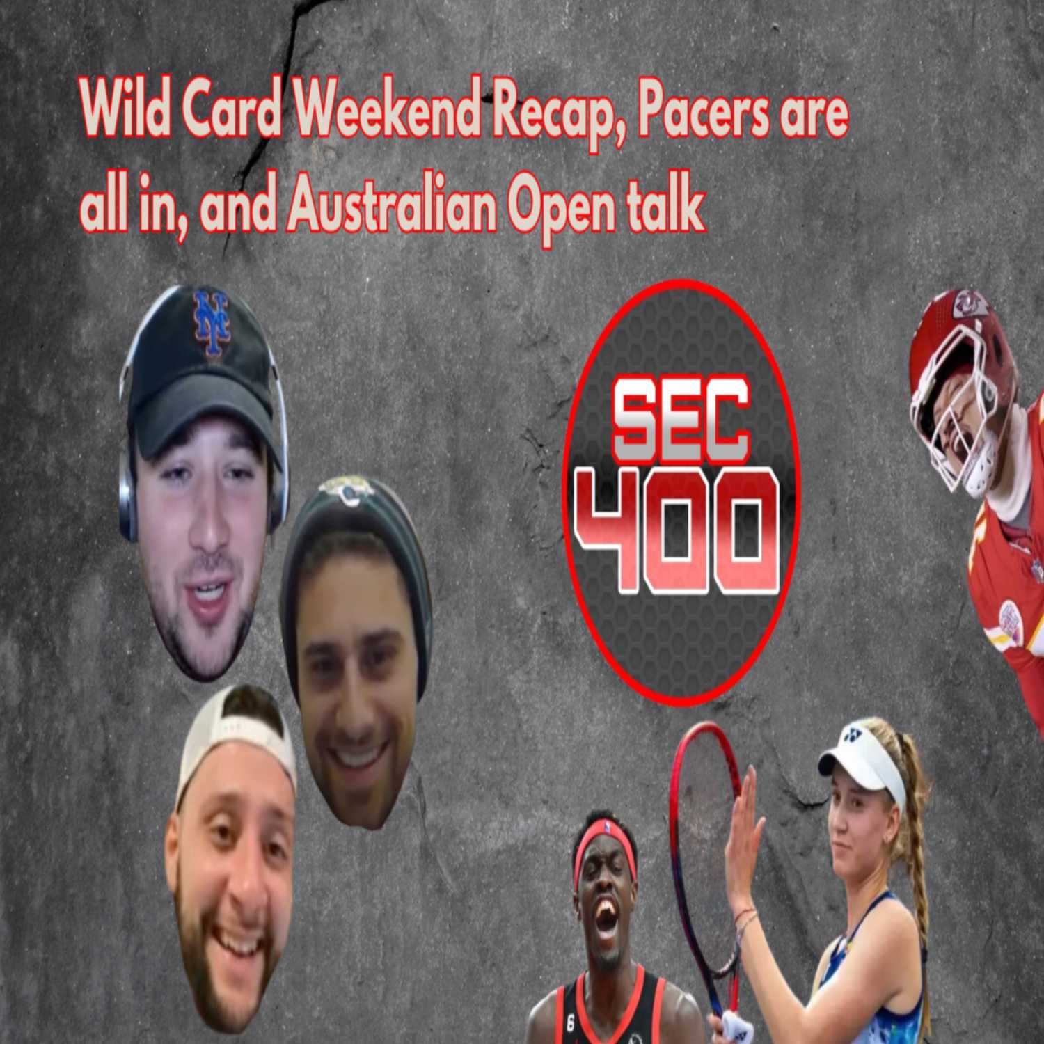 Wild Card Weekend Recap, Pacers Trade for Pascal Siakam, Catching up on CBB, and Tennis talk episode artwork