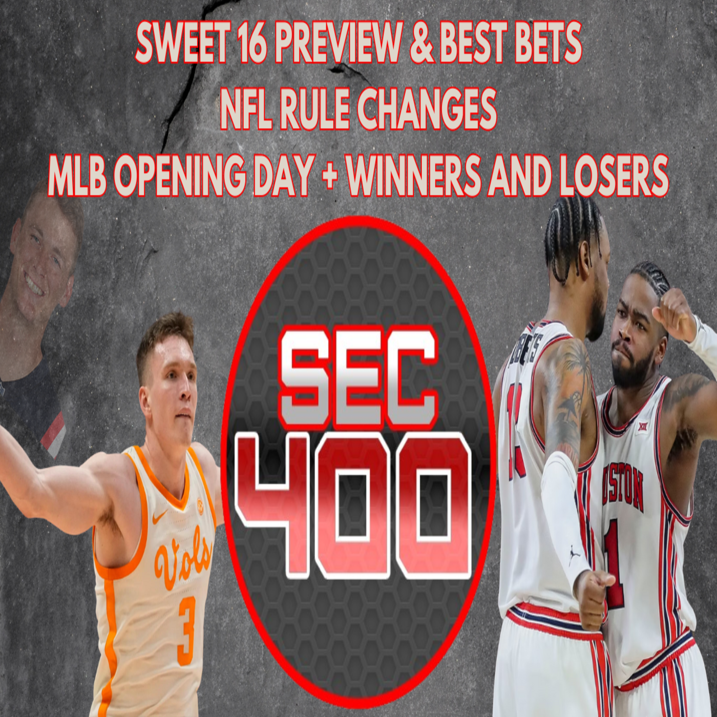Sweet 16 Preview, The NFL is Changing, MLB Opening Day + Winners & Losers of the Week episode artwork