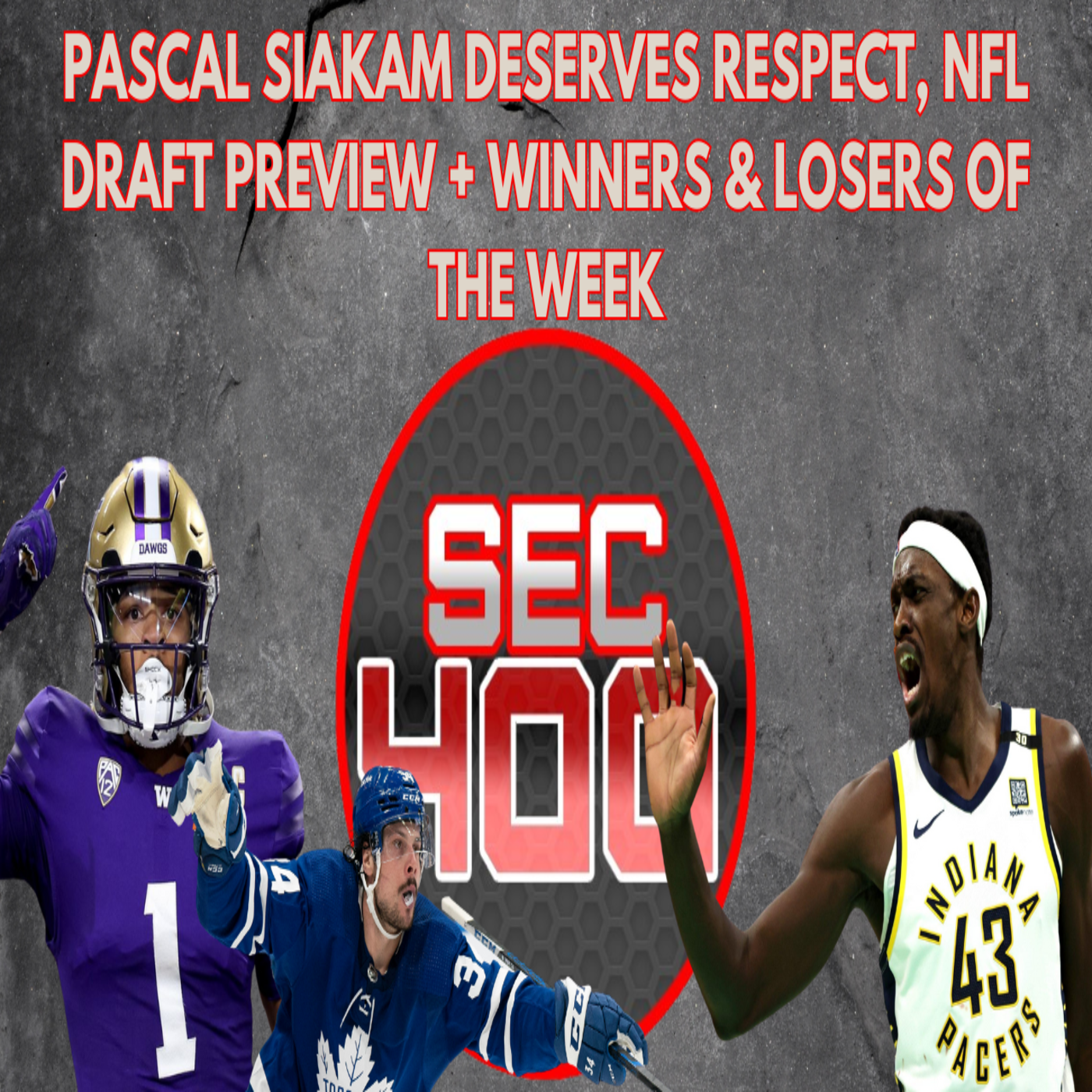 Pascal Siakam Deserves Respect, NFL Draft Preview + Winners & Losers of the Week episode artwork