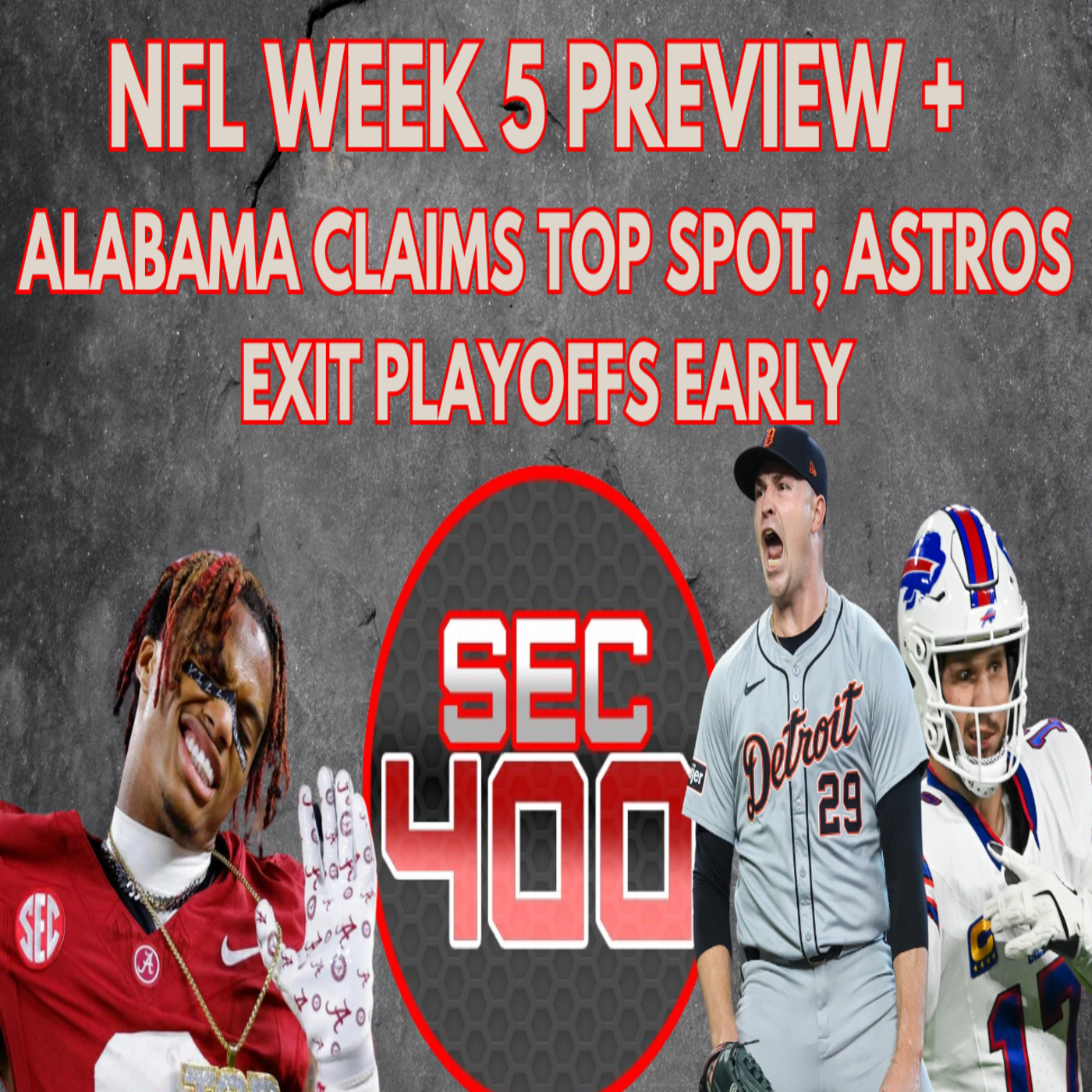 NFL Week 5 Preview + Alabama Claims Top Spot, Astros Exit Playoffs Early episode artwork