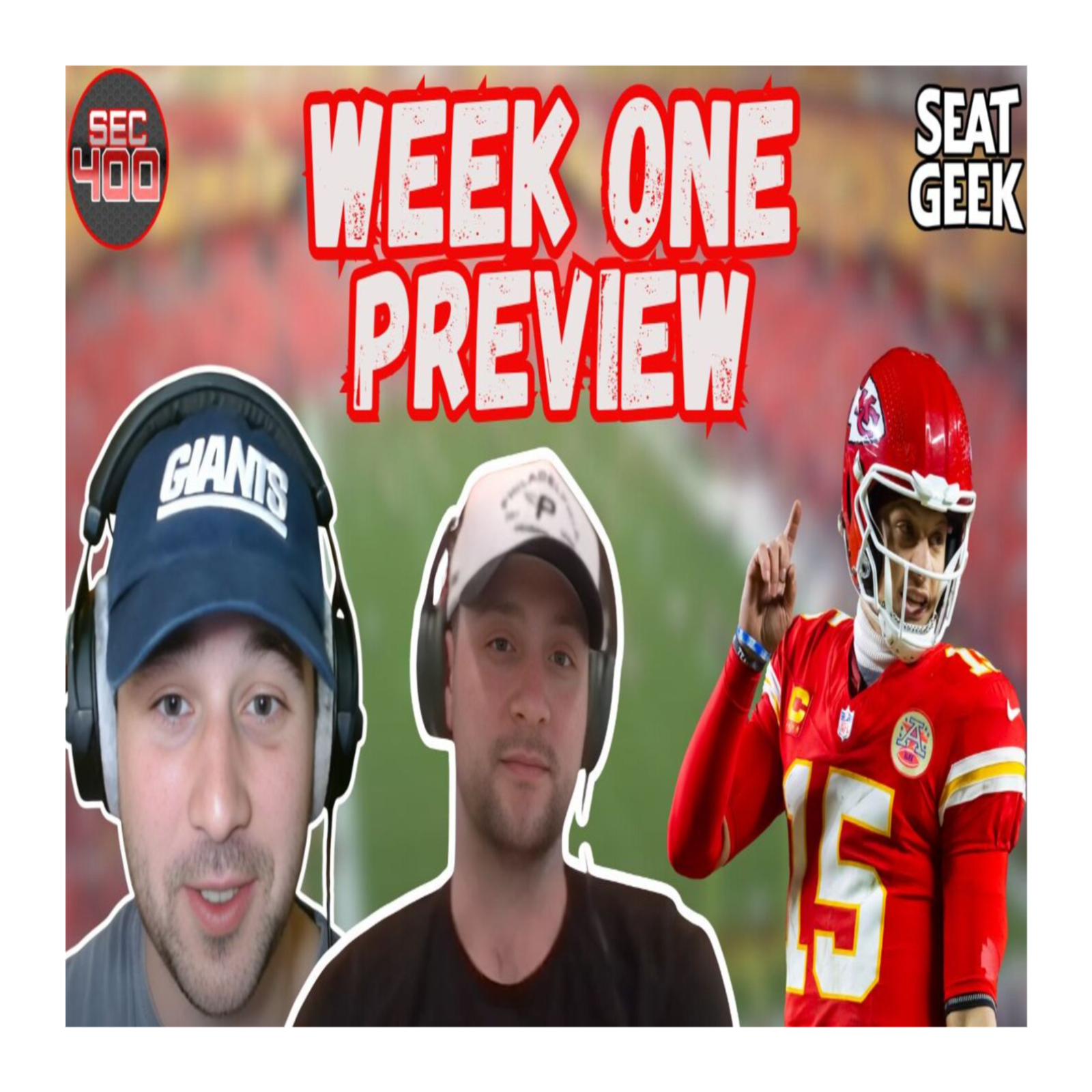 Cowboys vs. Eagles Preview, NFL Week 1 Confidence Picks + Redzone Is Cooked + Fantasy Football Draft episode artwork