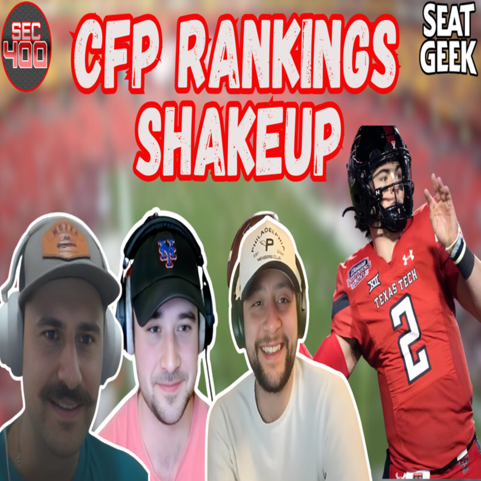 Texas Tech Wins Big, CFP Bracket Shakeup, Winners & Losers + NFL Week 11 Picks episode artwork