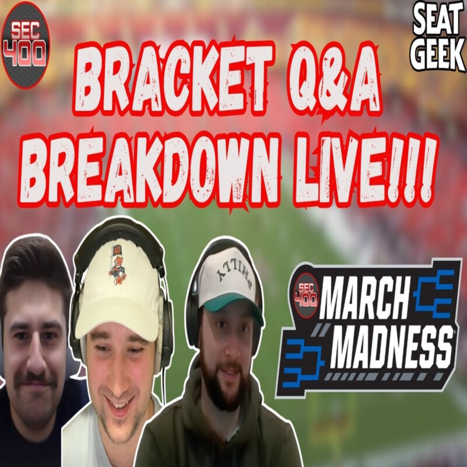LIVE March Madness Bracket Breakdown Show! Upsets, Sleepers, Betting & Final Four Picks! episode artwork