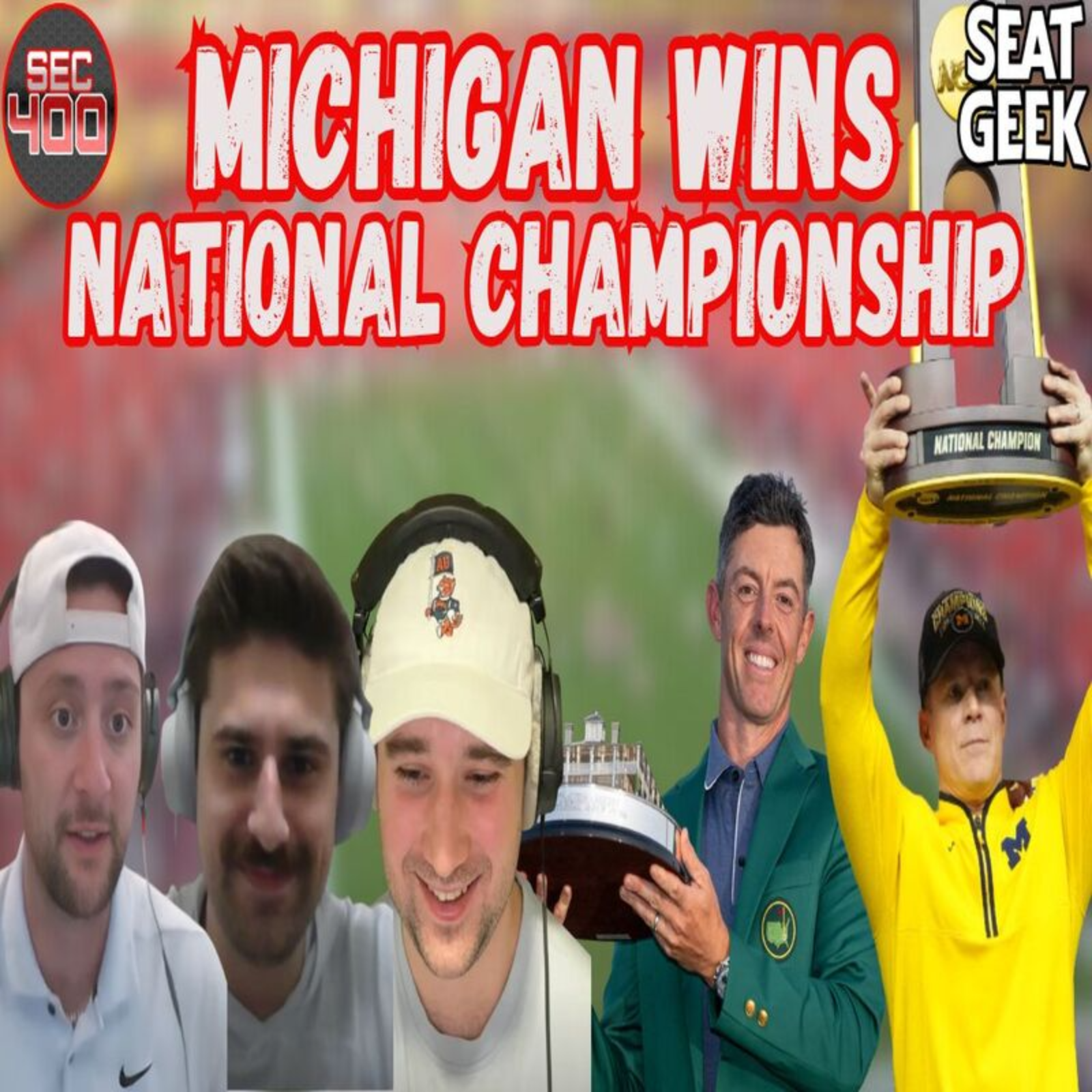 Michigan Wins National Championship | Auburn wins NIT | It's Masters Week! episode artwork