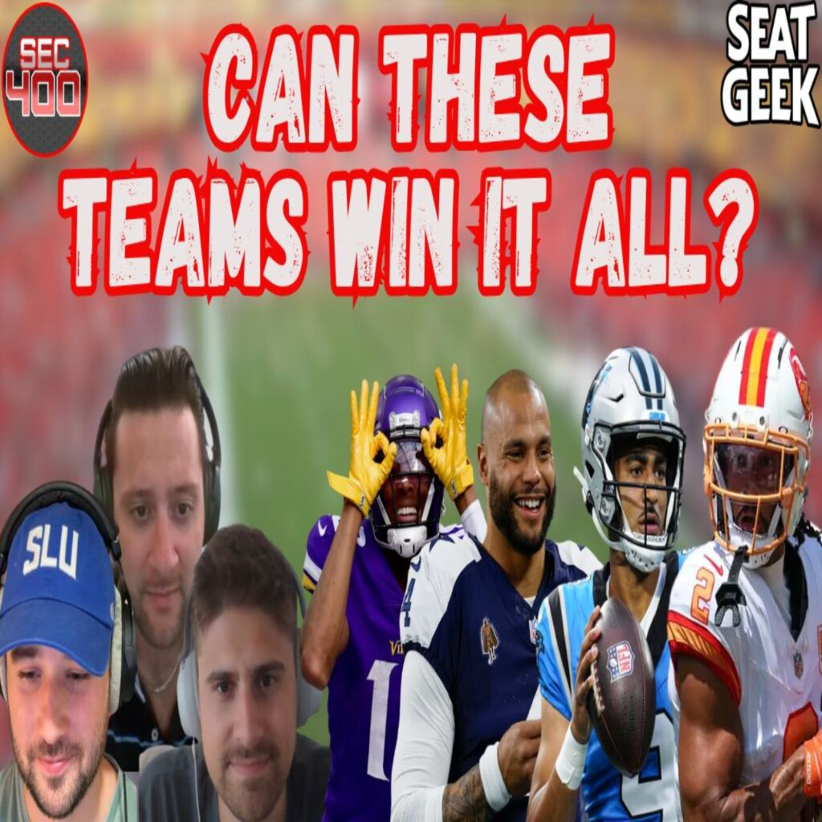 How Can Vikings, Panthers, Bucs & Cowboys Win Super Bowl? episode artwork