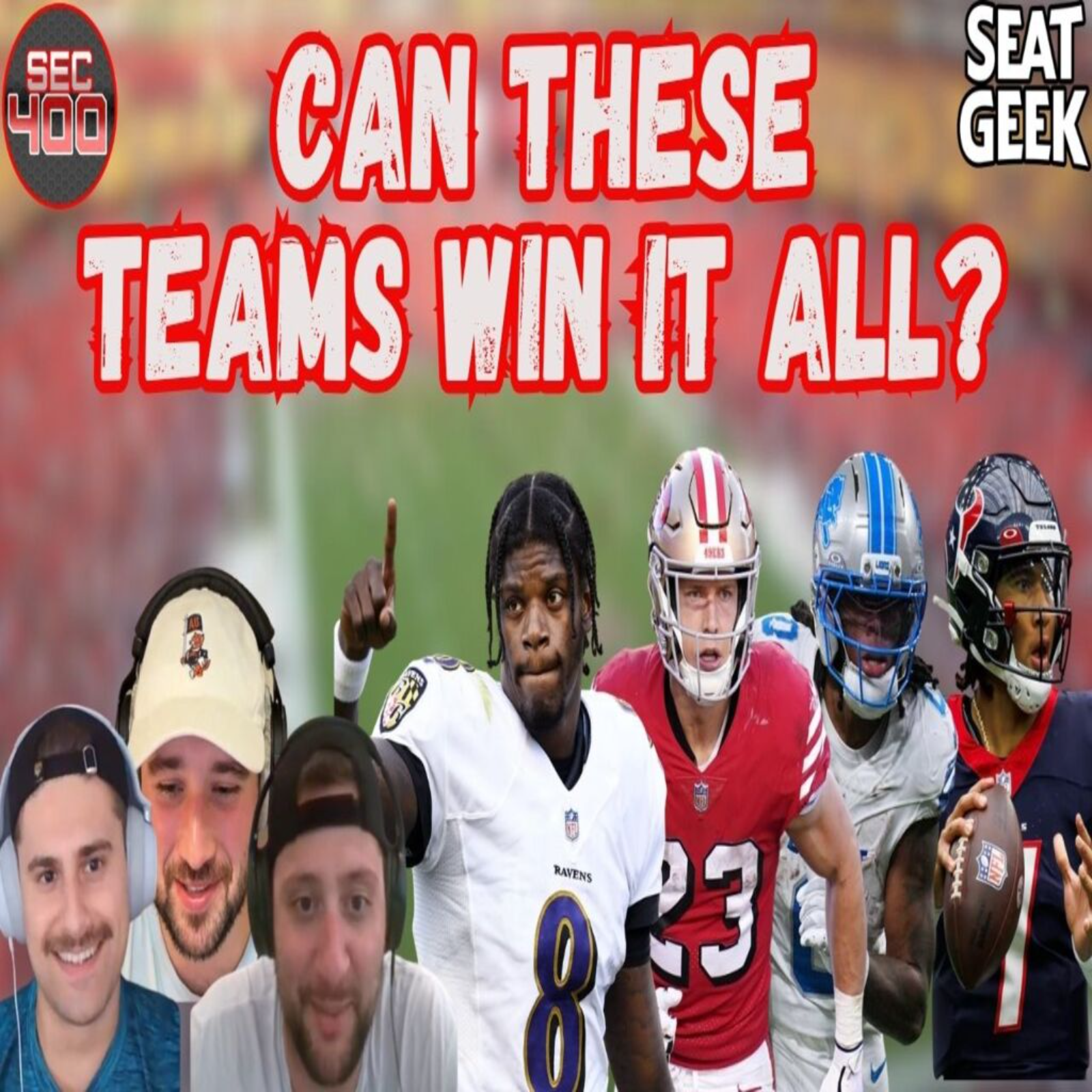 NFL Power Rankings How Do The Lions, 49ers, Texans & Ravens Win The Super Bowl episode artwork
