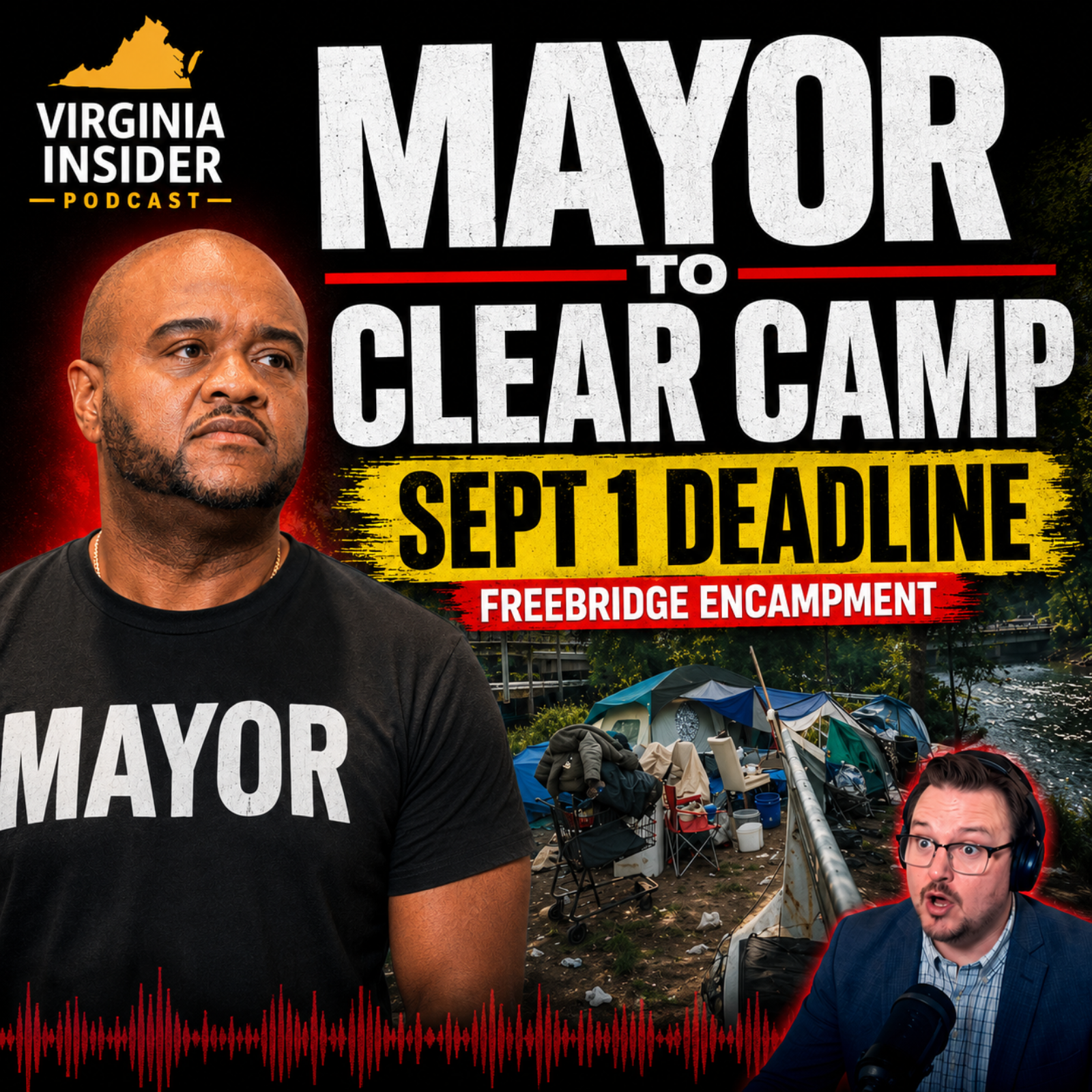 Charlottesville Freebridge Encampment: Rape Reported, Clearance Set for September 1 episode artwork