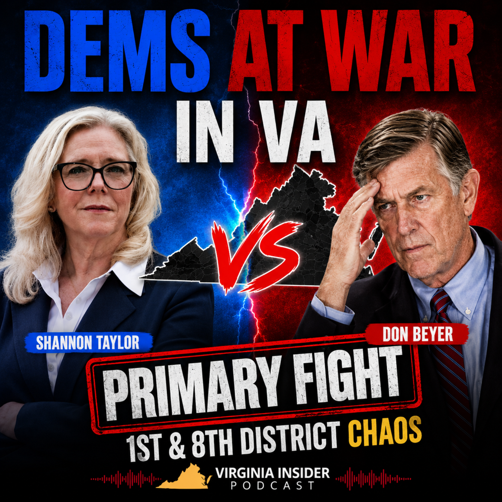 Virginia Democrats Implode: Infighting Rocks 1st and 8th Districts episode artwork