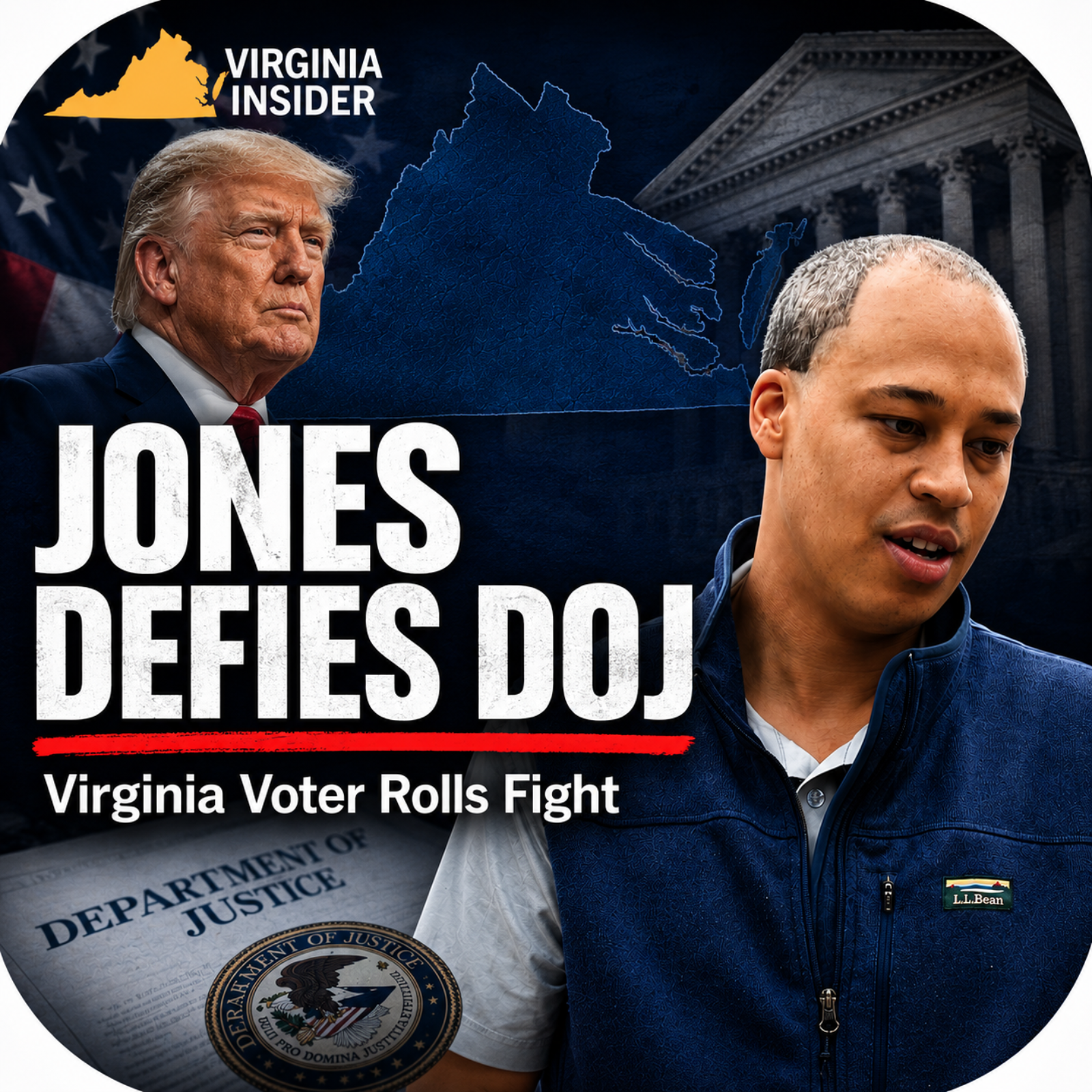 Jay Jones Defies DOJ: Virginia Won’t Hand Over Voter Rolls episode artwork