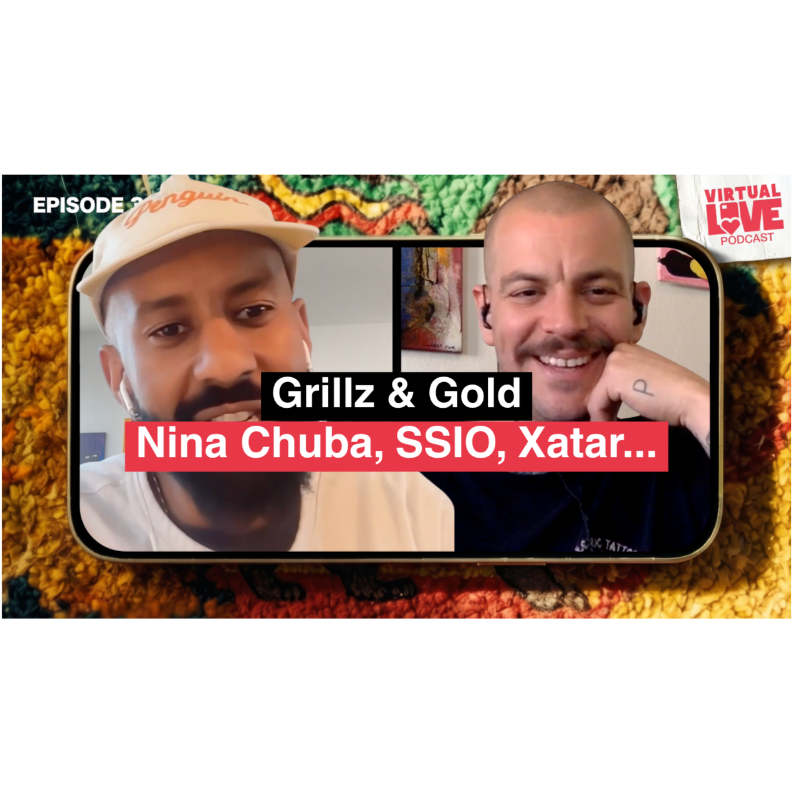 Testo-E für SSIO, Grillz für Nina Chuba & Goldmünzen für Xatar. Goldschmied, Pforzheim I Virtual Love Pod EP 3 episode artwork