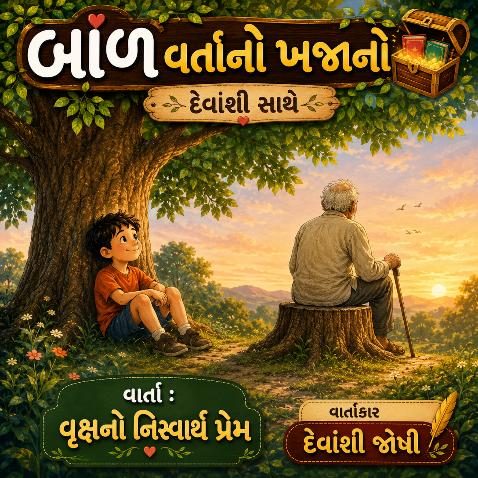 વૃક્ષનો નિઃસ્વાર્થ પ્રેમ - The Selfless Love of  A Tree episode artwork