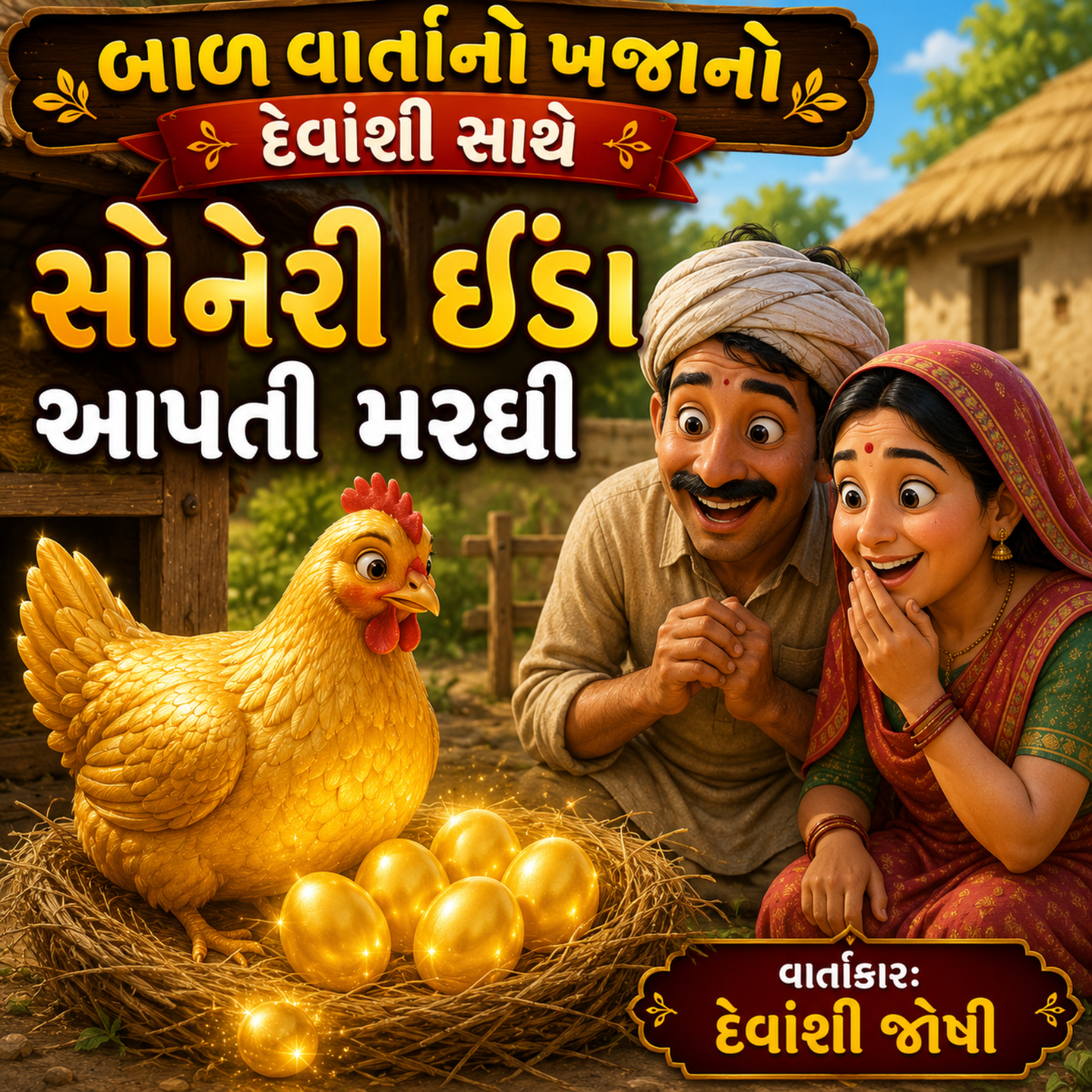 સોનેરી ઈંડાં આપતી મરઘી - The Hen That Laid Golden Eggs episode artwork