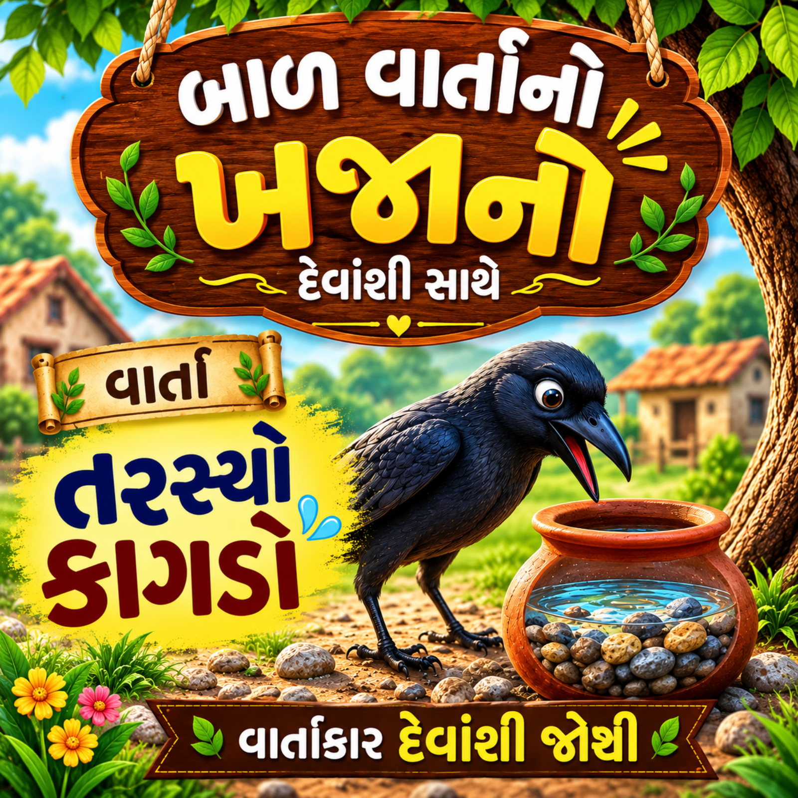 તરસ્યો કાગડો- The Thirsty Crow episode artwork