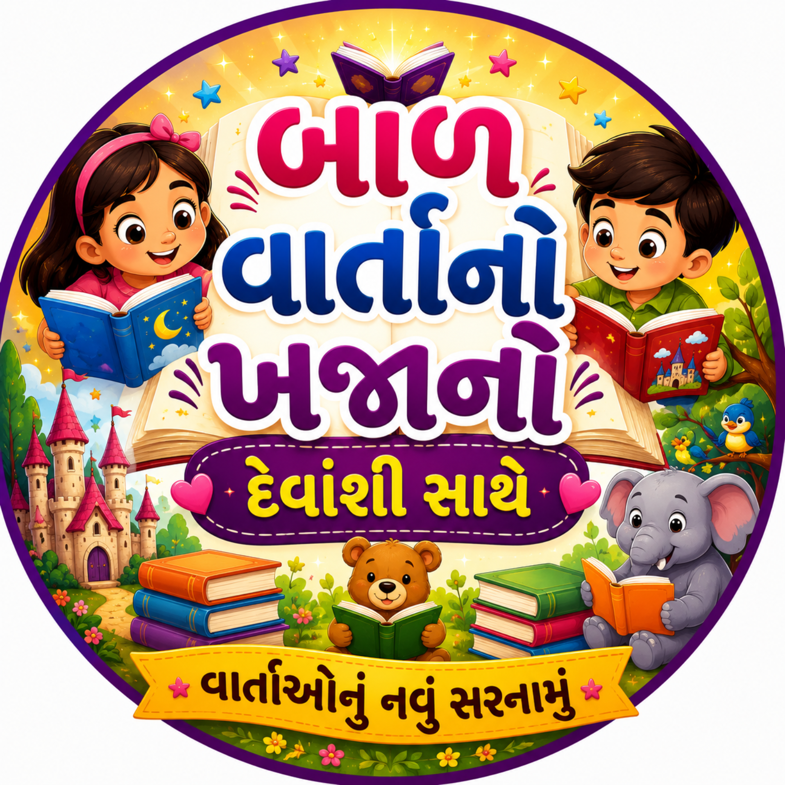 બાળ વાર્તાનો ખજાનો, દેવાંશી સાથે| Bal Varta No Khajano with Devanshi podcast artwork