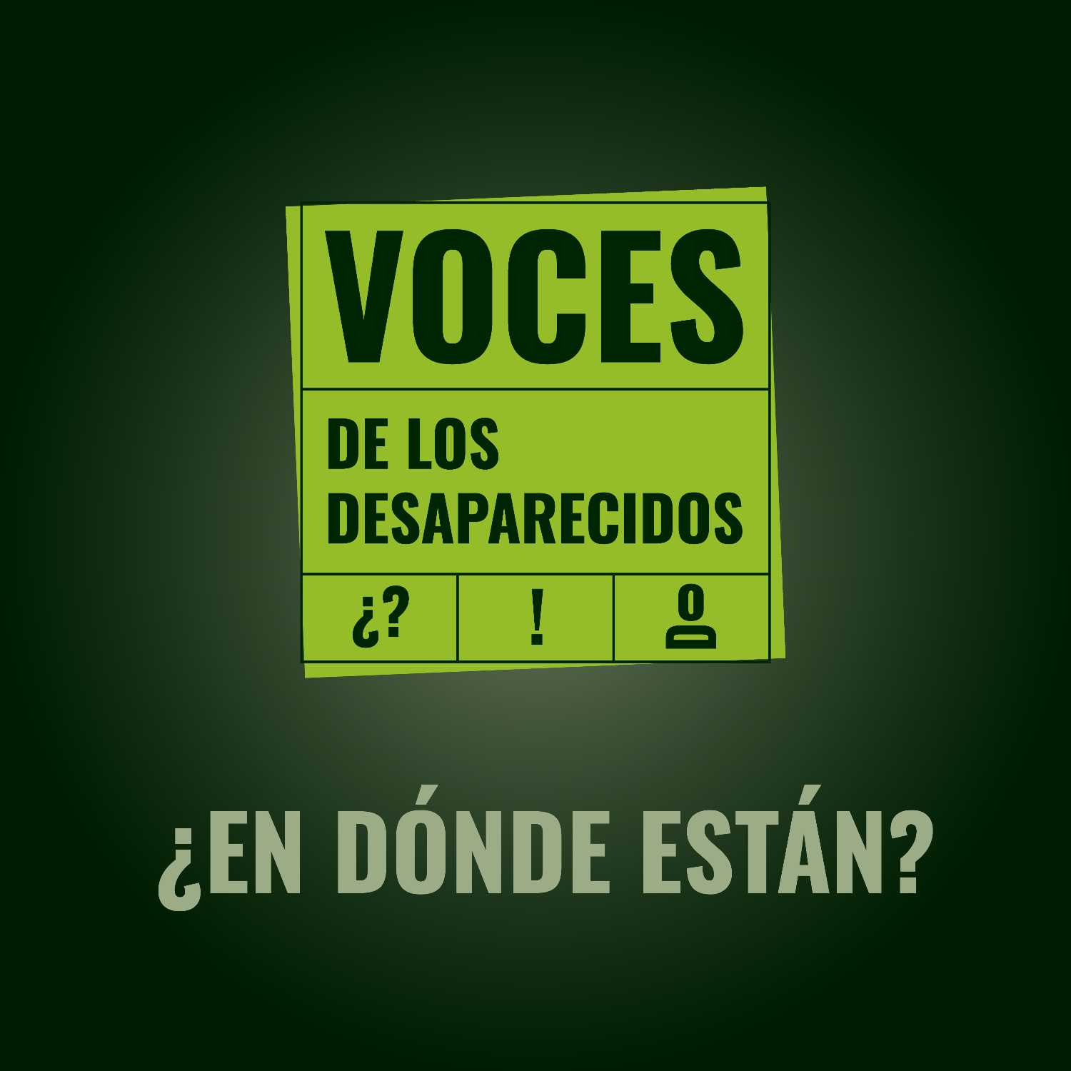 Voces de los desaparecidos podcast artwork