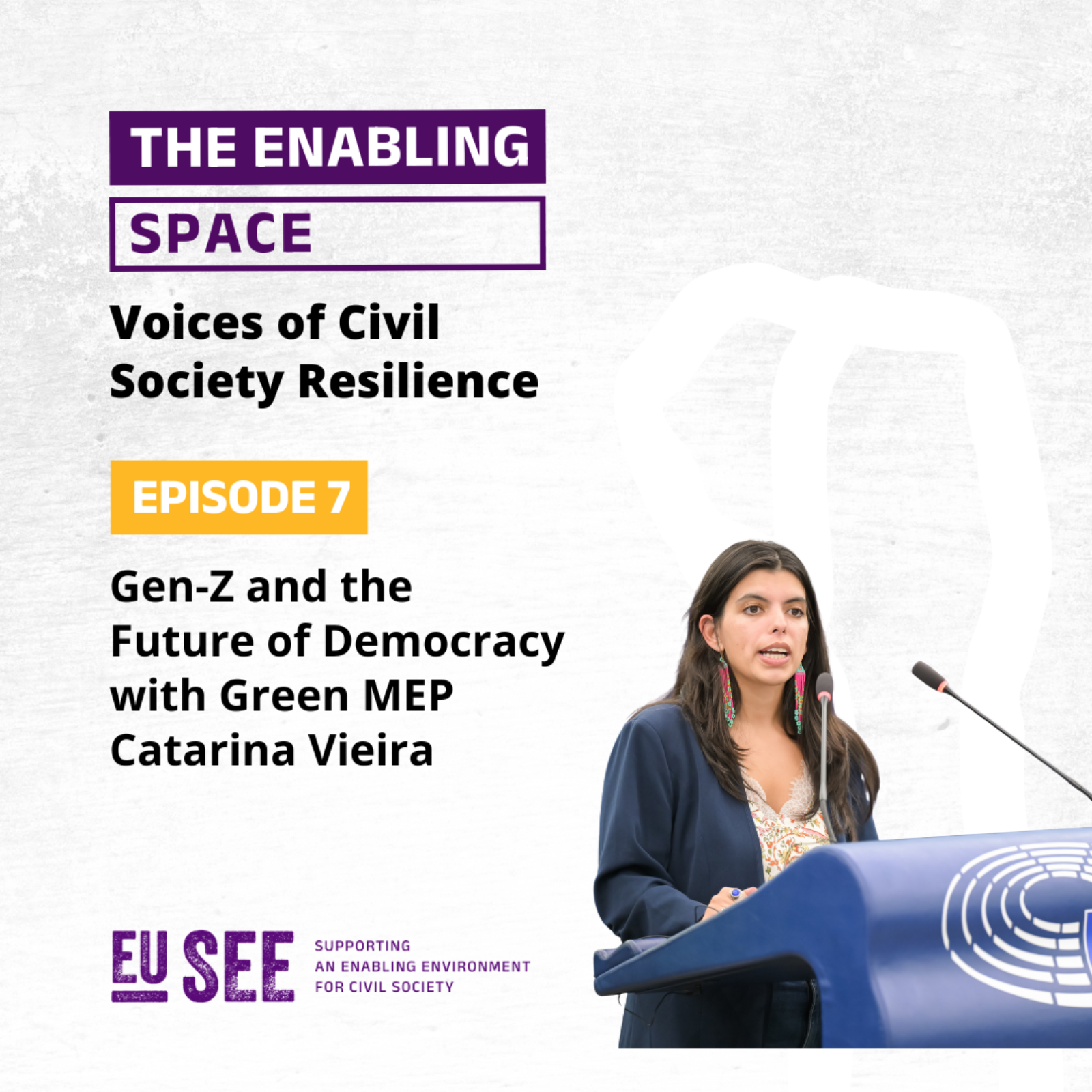 Gen Z and the Future of Democracy with Green MEP Catarina Vieira episode artwork