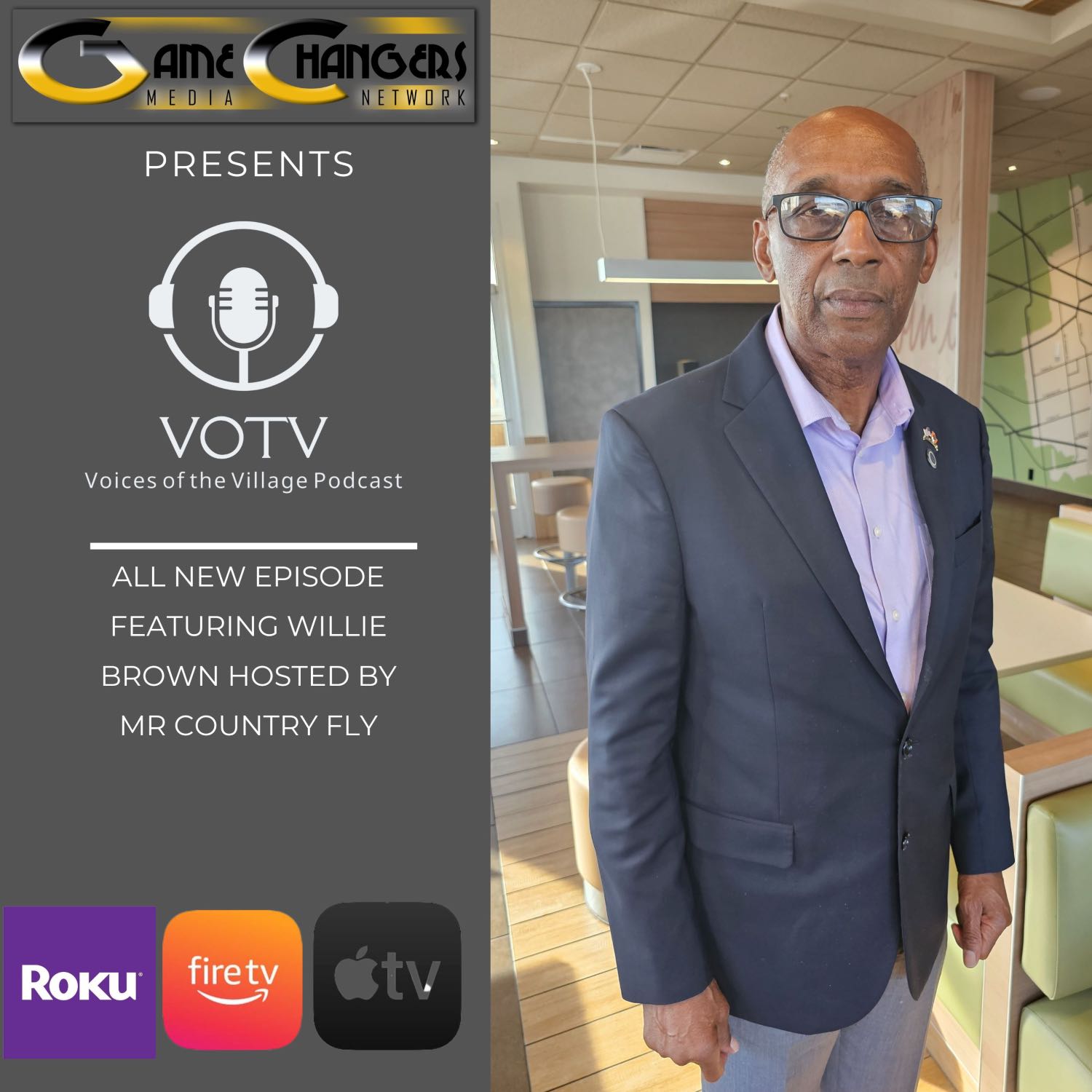 Voices of the Village Podcast featuring Willie Brown Running for Henry County Sheriff 2024 episode artwork