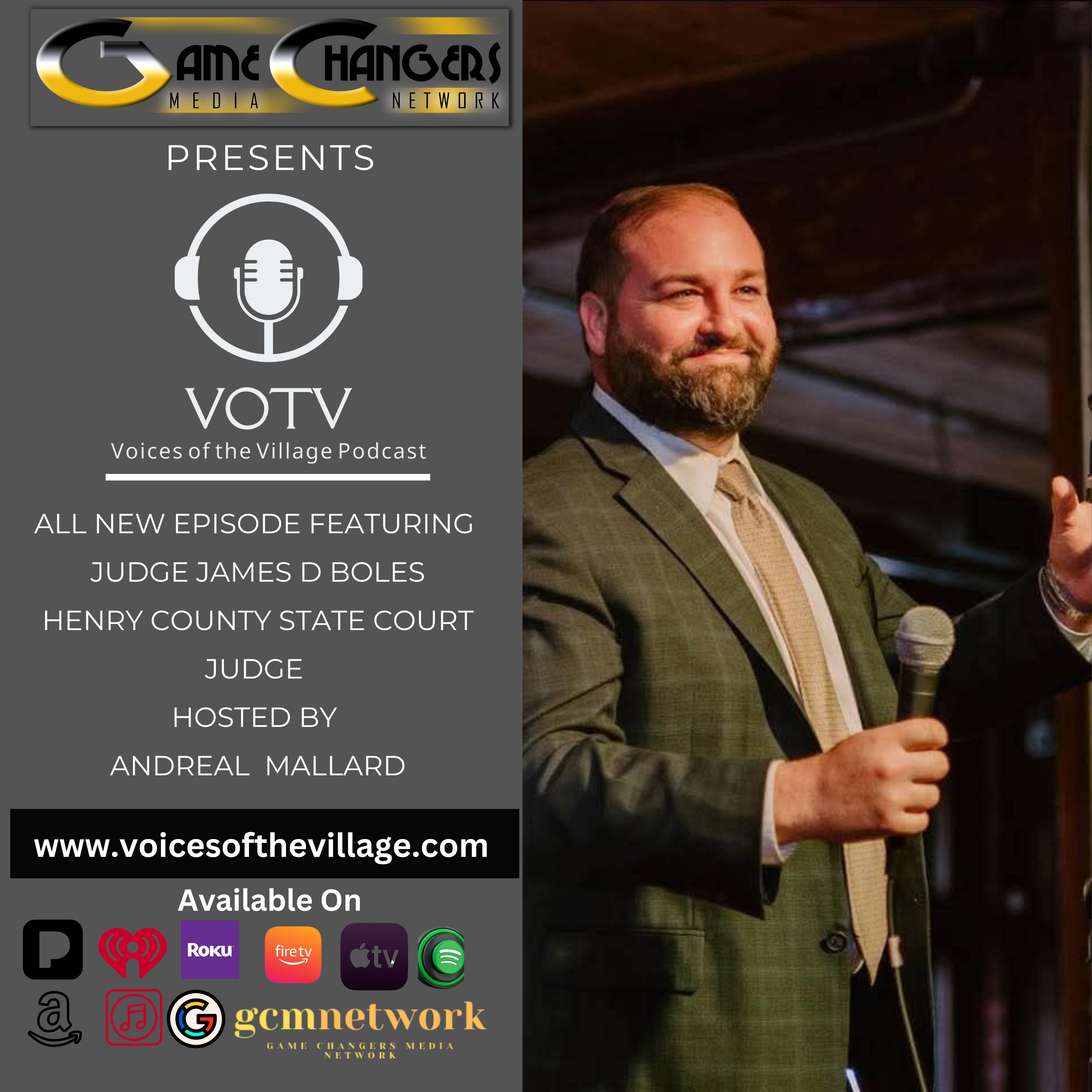 Voices of The Village Podcast featuring Judge James D. Boles, Jr.-F.A.R. Leadership in Action: Judge James D. Boles Jr. on Justice, Community, and Second Chances episode artwork