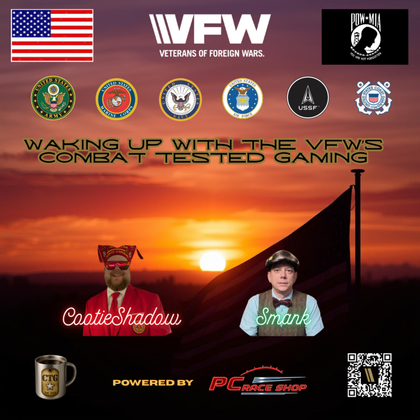 Waking Up with the VFW Combat Tested Gaming podcast artwork