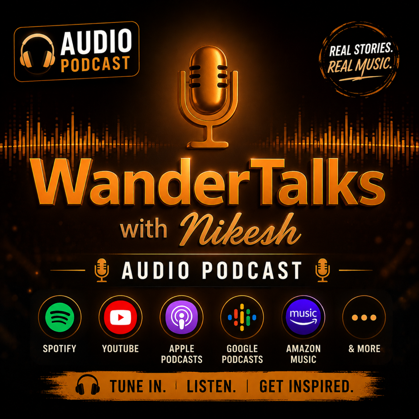 WanderTalks with Nikesh |🎙️Audio Podcast