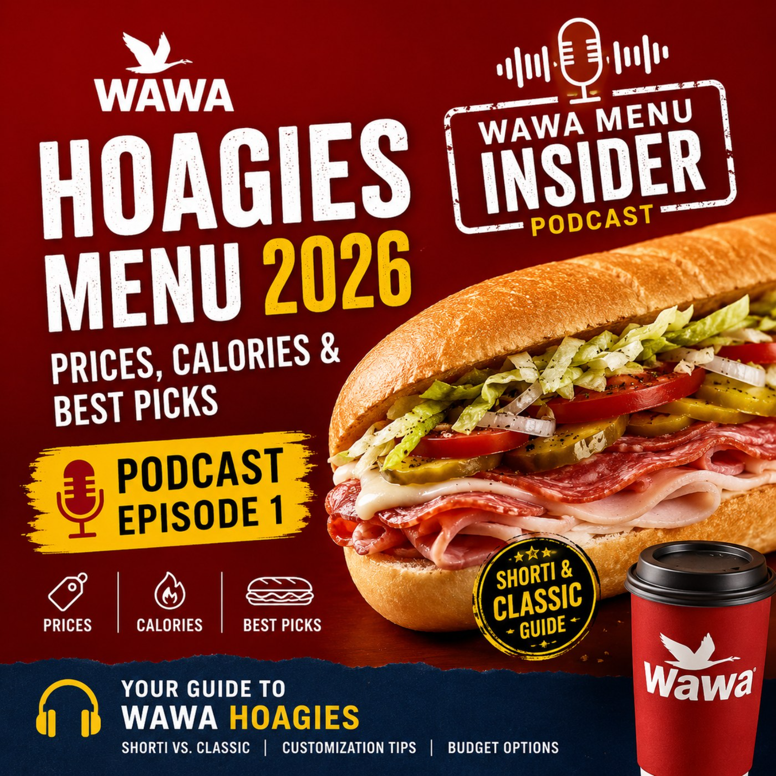 Wawa Menu Insider – Prices, Calories & Food Guides podcast artwork