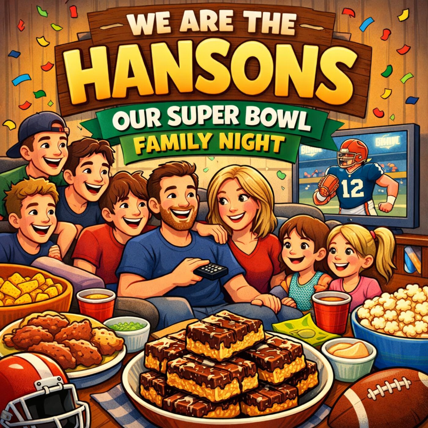 Our 2026 Super Bowl Family Night episode artwork