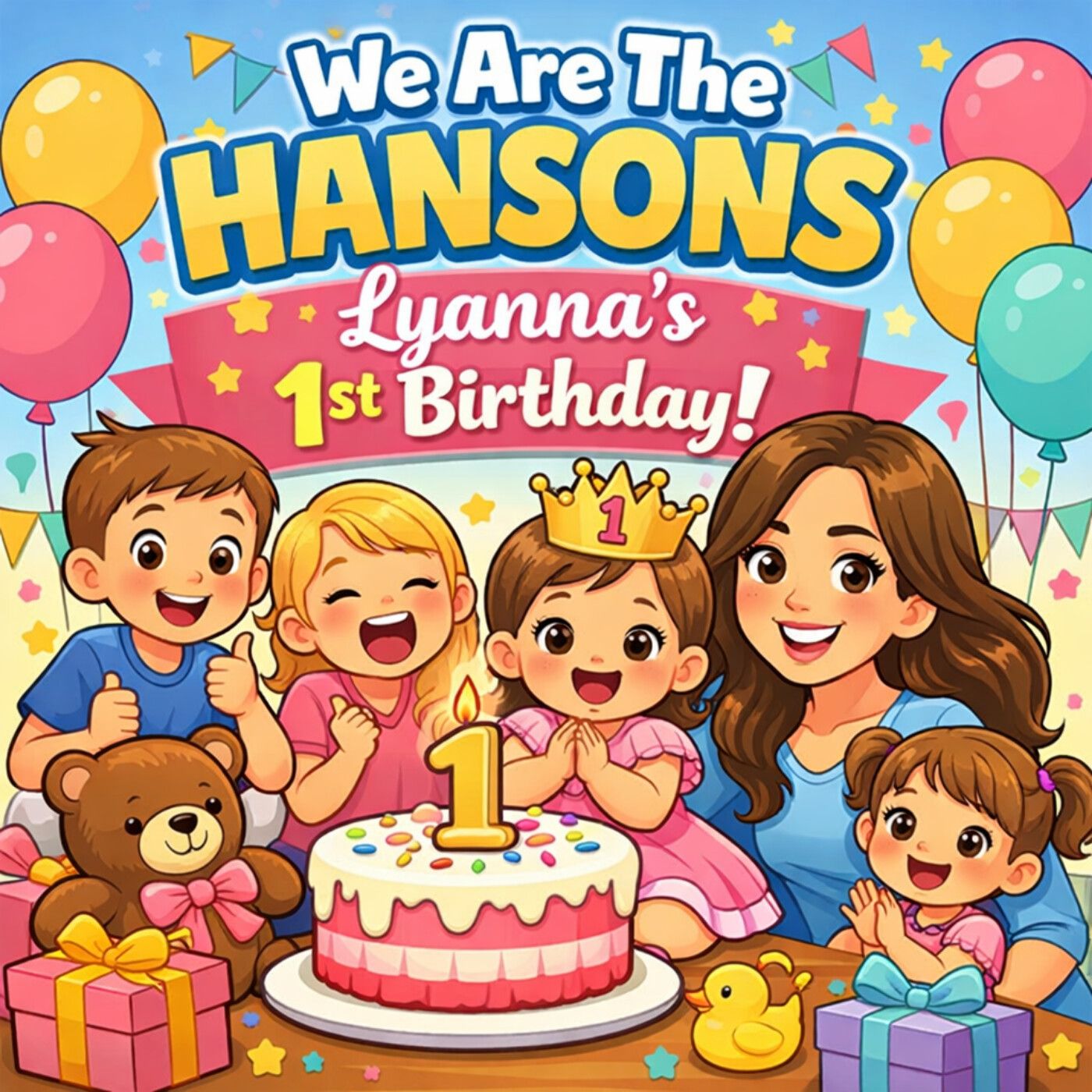 Lyanna's 1st Birthday episode artwork