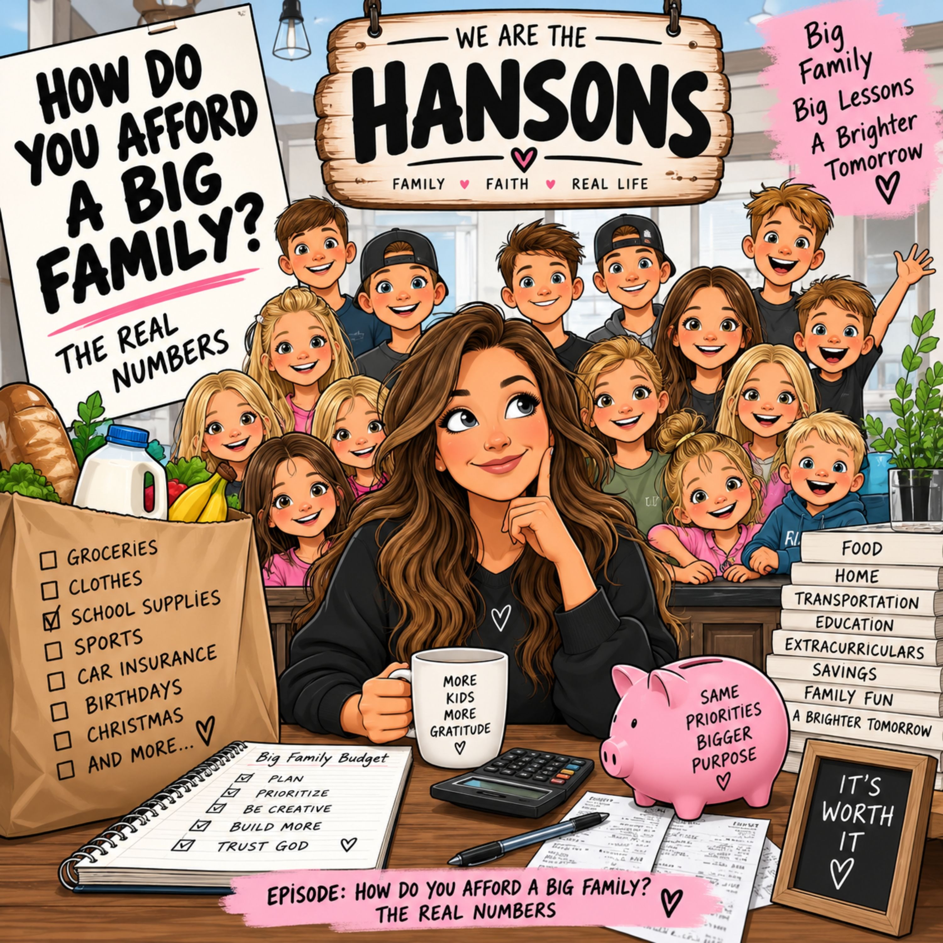 How Do You Afford A Big Family? The Real Numbers episode artwork