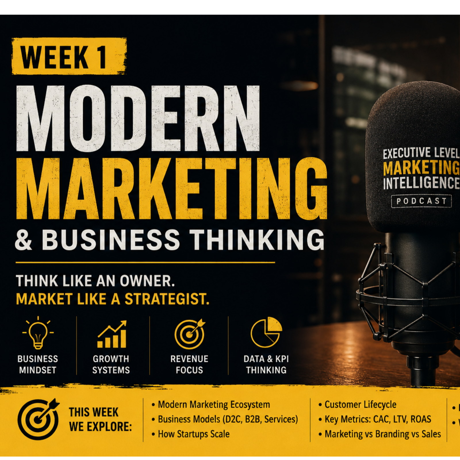 WEEK 1: MODERN MARKETING & BUSINESS THINKING podcast artwork