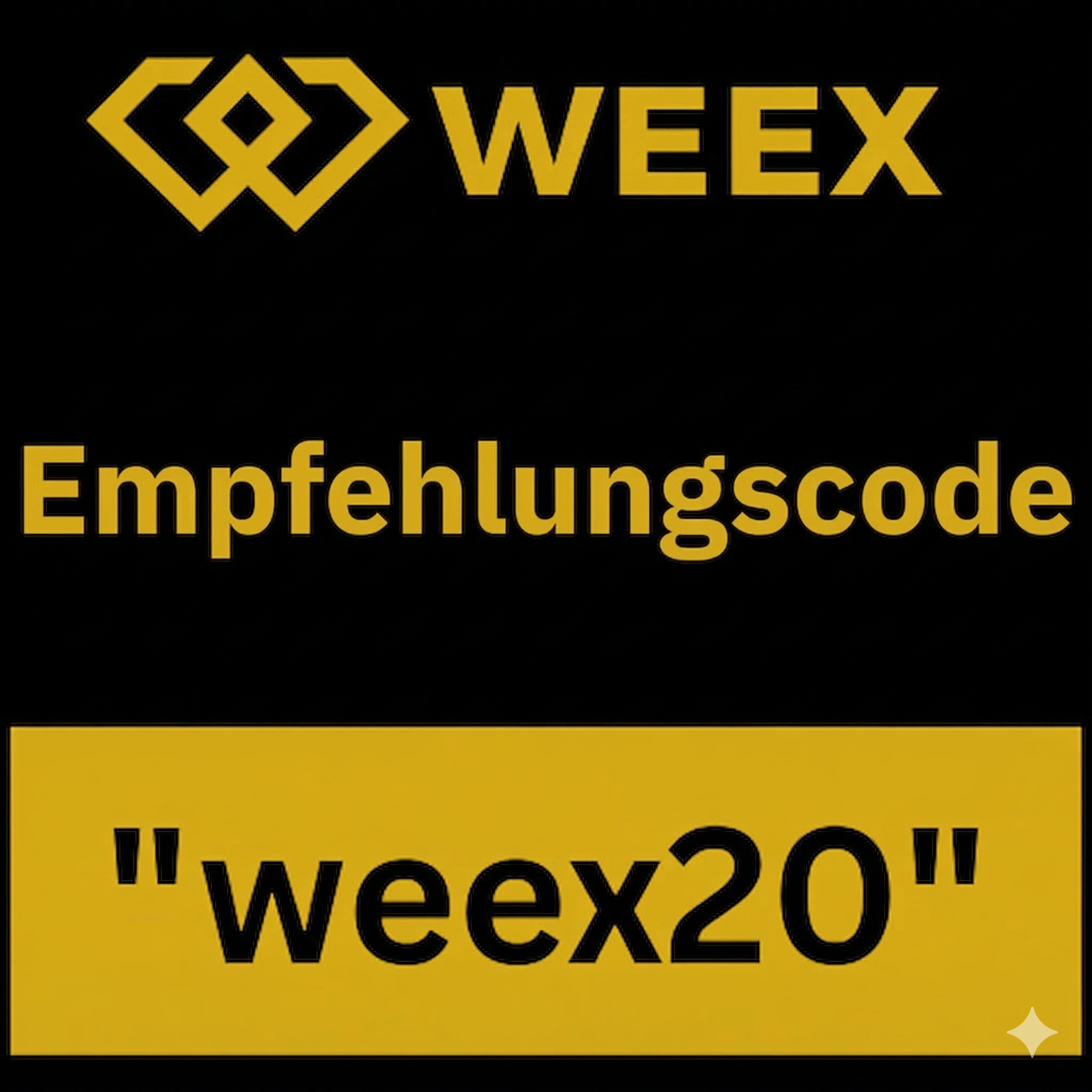 Weex Empfehlungscode „weex20“ – Bis zu 20 % Rabatt auf Handelsgebühren