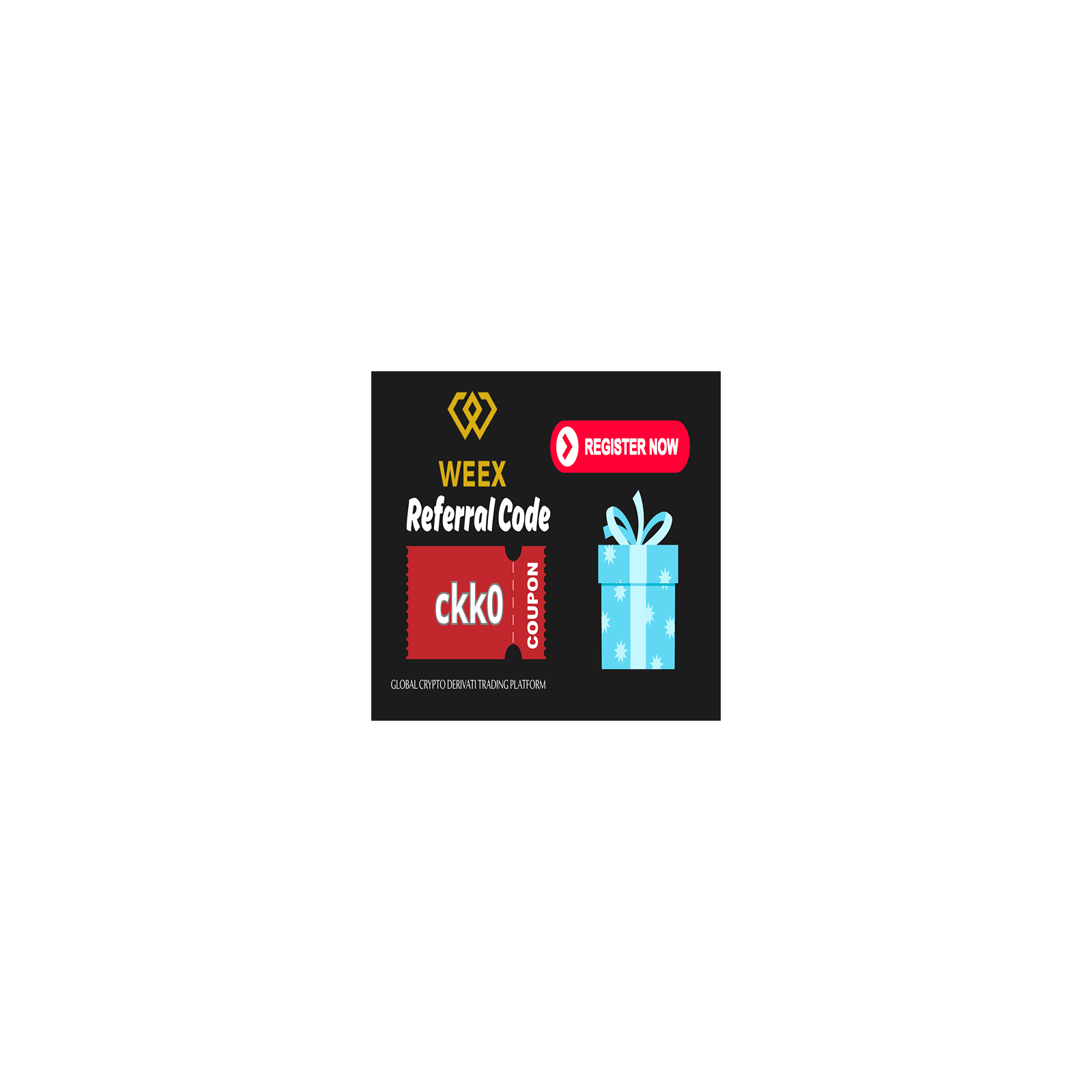 Weex Referral Code "ckk0"