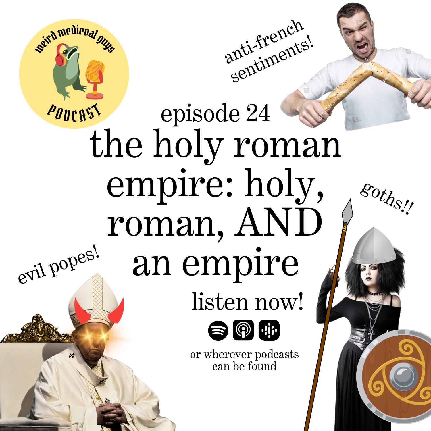 The Holy Roman Empire: holy, Roman, AND an empire