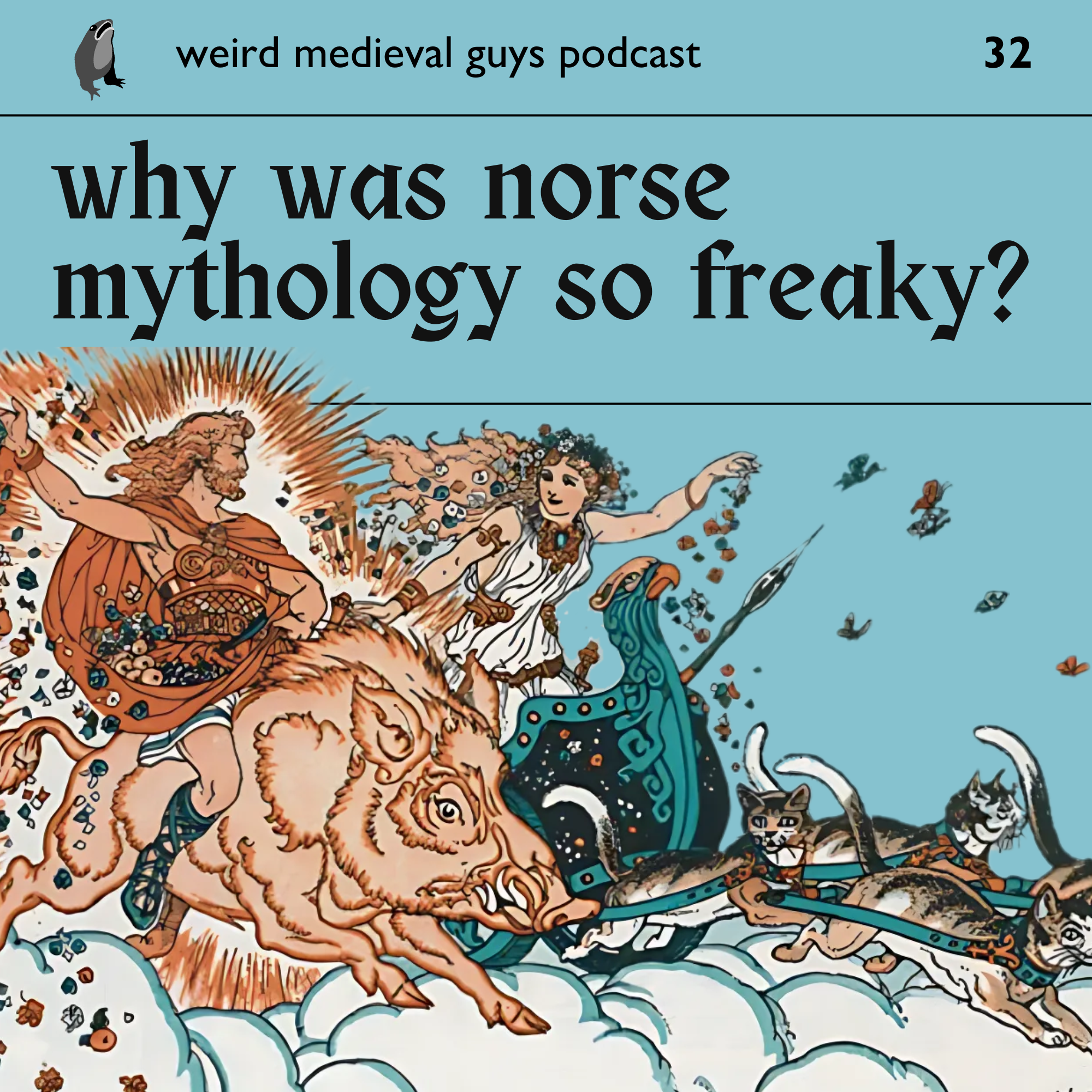 Why is Norse mythology so freaky?